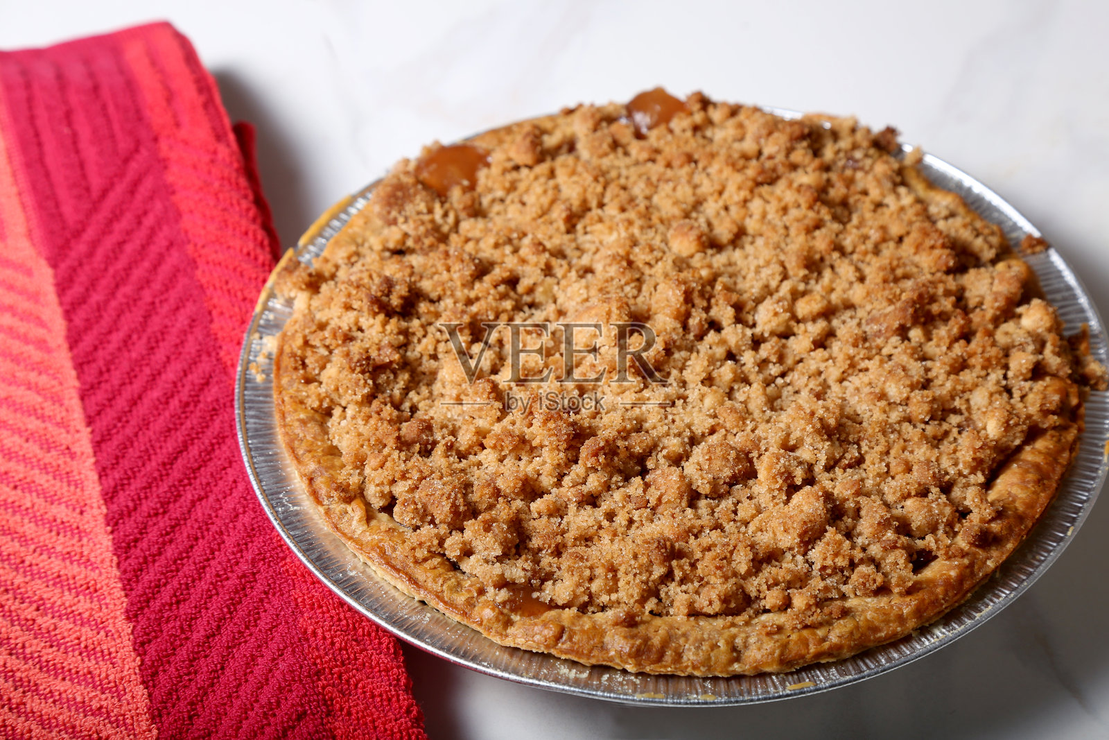 苹果酥皮派照片摄影图片