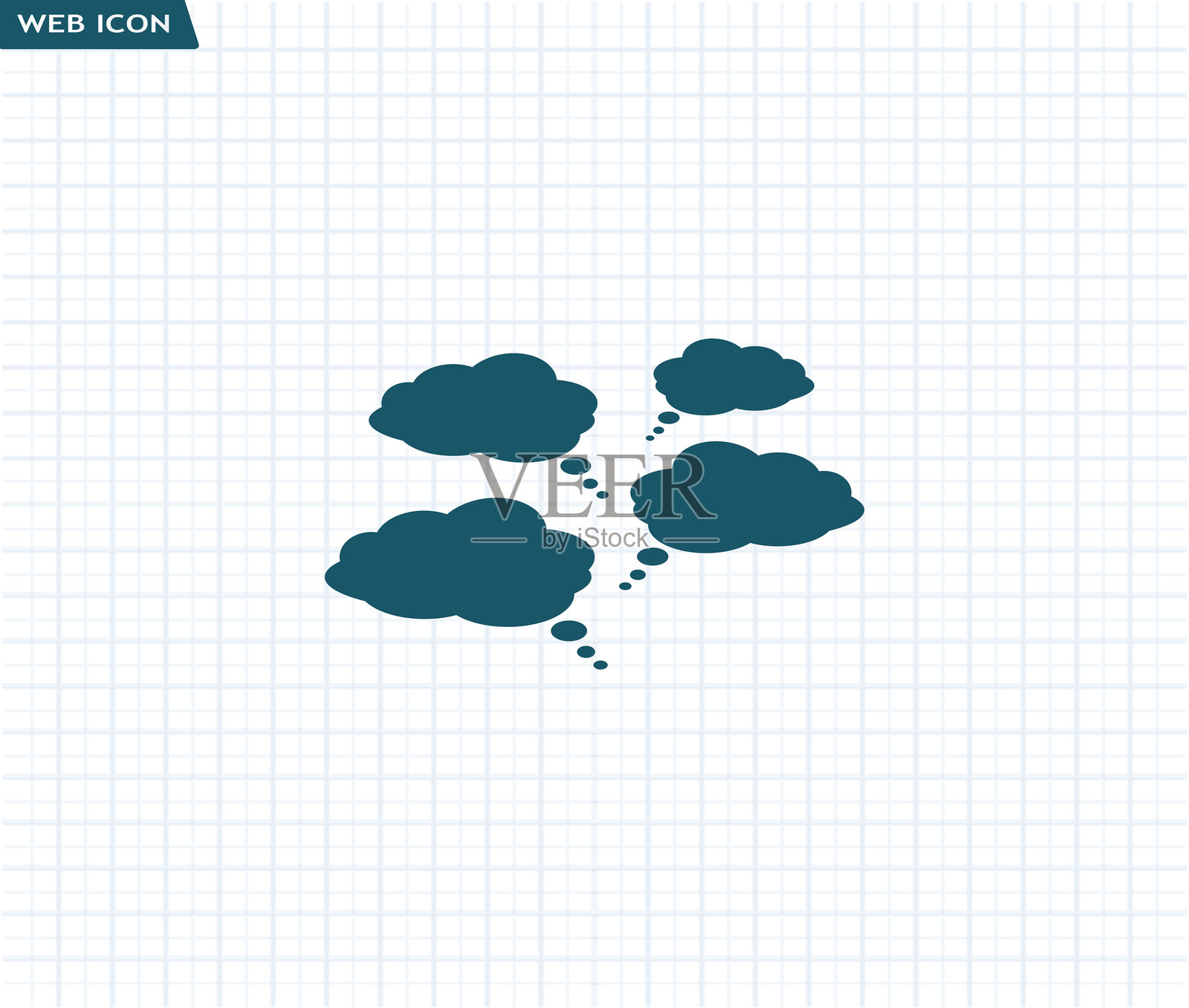 漫画对话气泡图标插画图片素材