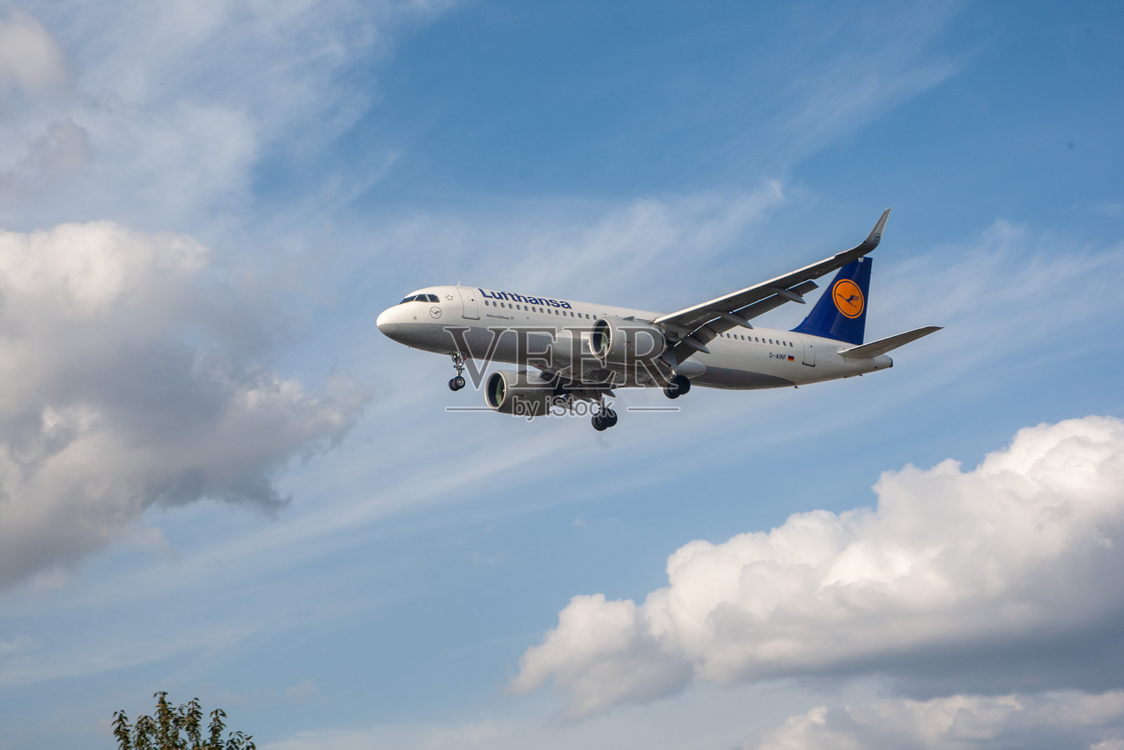 D-AINF 汉莎航空空客A320-271N 伦敦希思罗机场 英国 2019年8月21日照片摄影图片