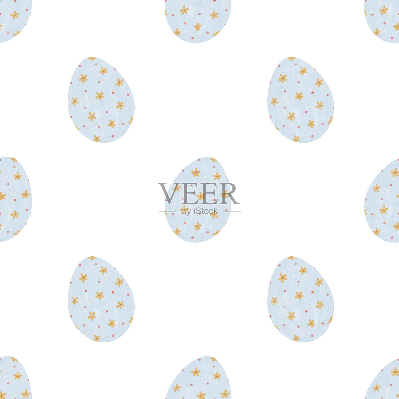 复活节彩蛋图案9插画图片素材