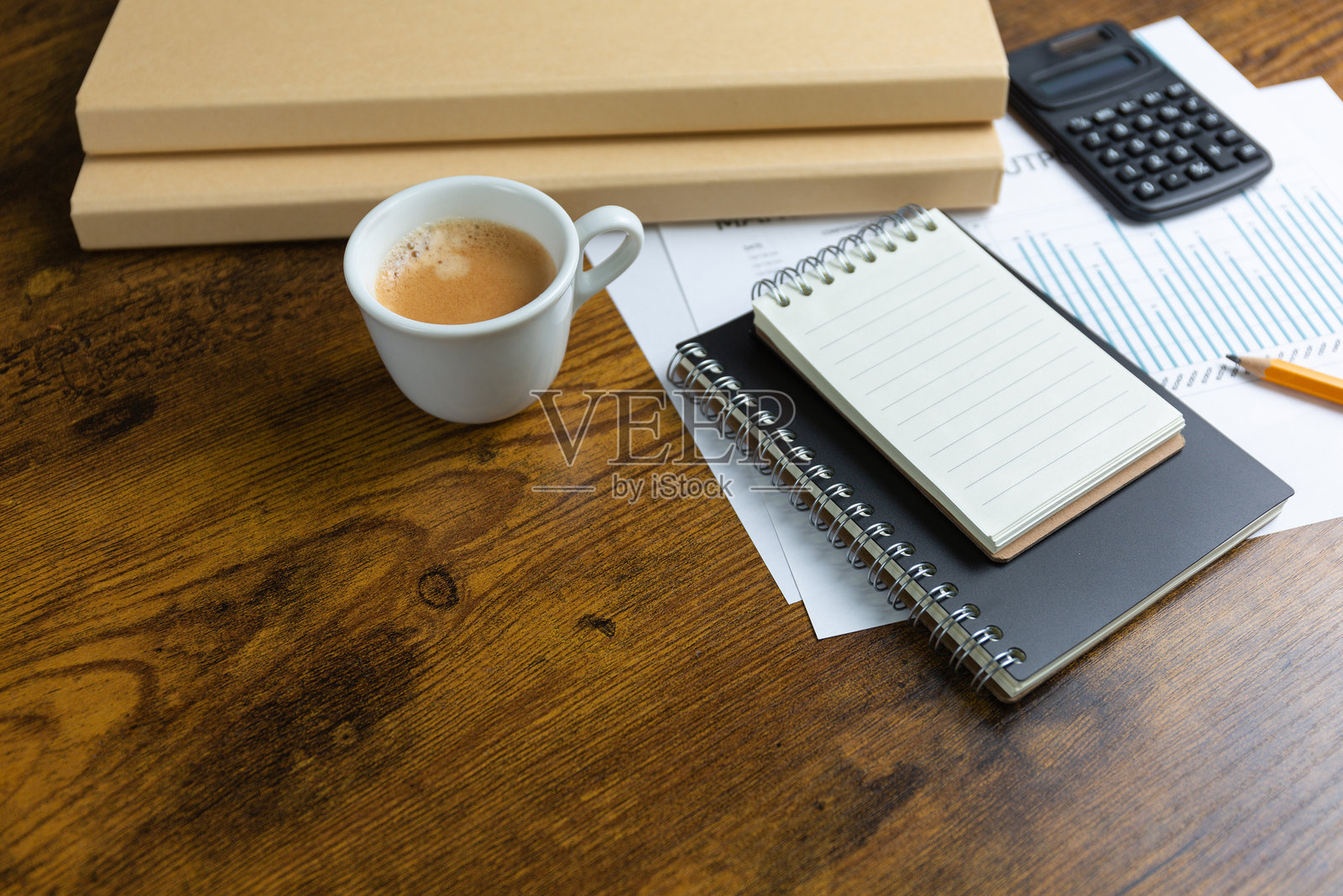 办公桌顶部照片摄影图片