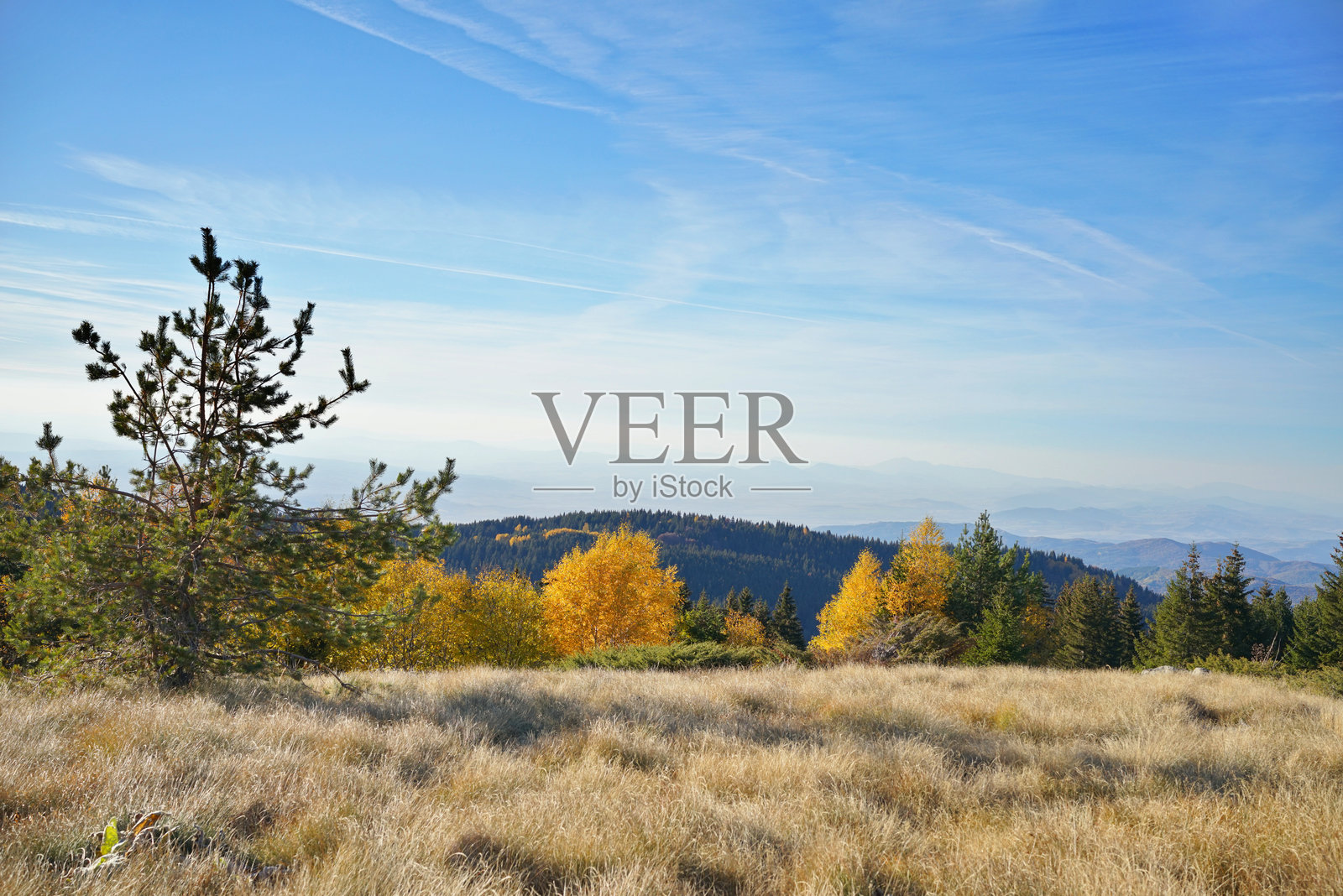 秋季的山地风景照片摄影图片