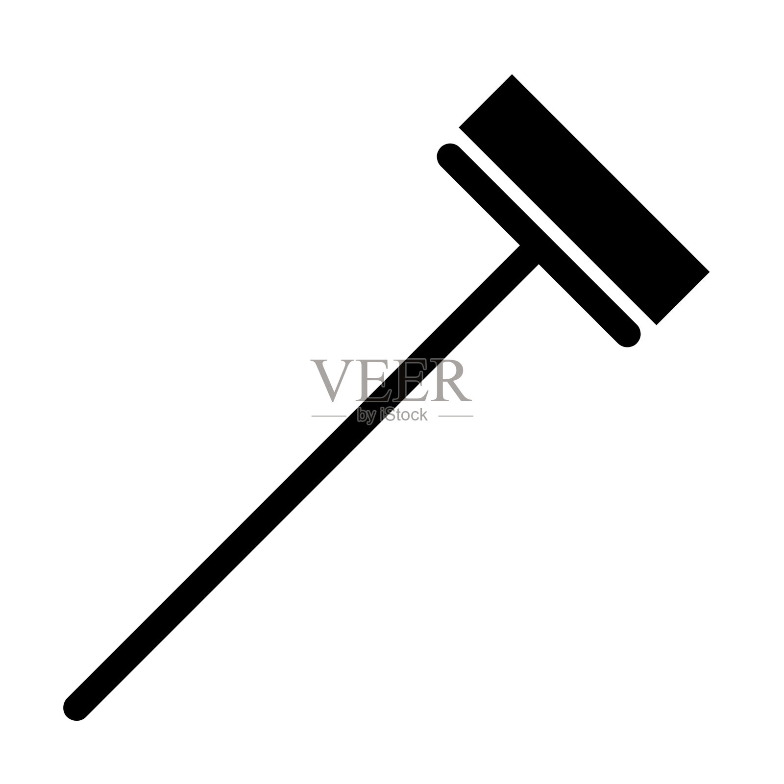 扫帚矢量图标符号图形，独立标志，网页图标设计插画图片素材