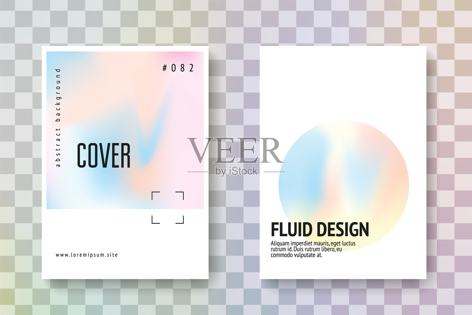 颜色图案。蓝色1980封面。数字矢量。霓虹箔。孟菲斯横幅。彩色珍珠模板。彩虹海报。粉色图案。插画图片素材