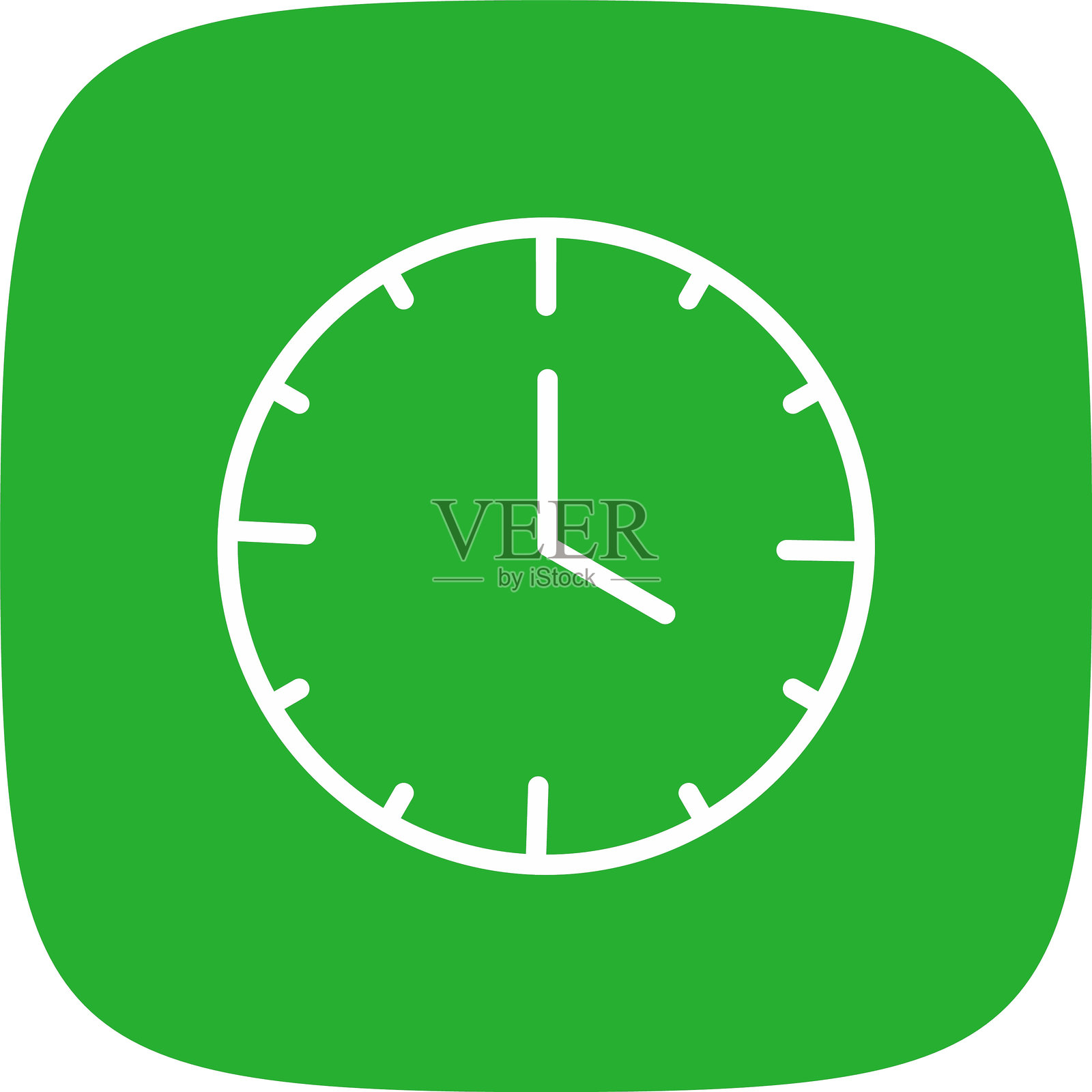 时钟图标插画图片素材