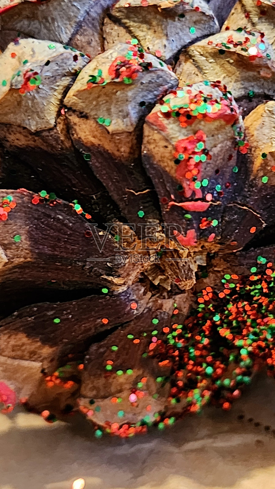 圣诞松果艺术项目照片摄影图片