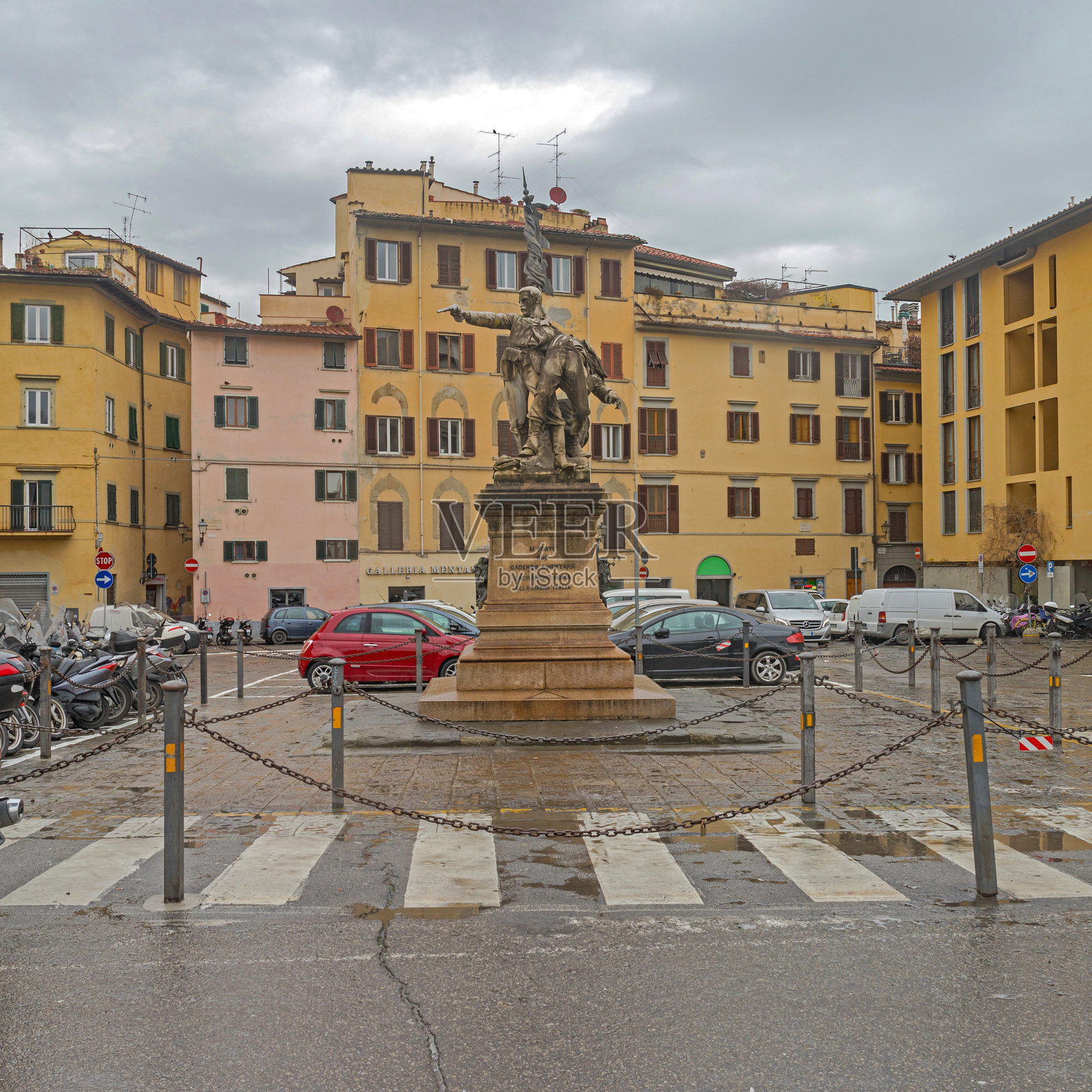 佛罗伦萨纪念碑门塔纳战役照片摄影图片