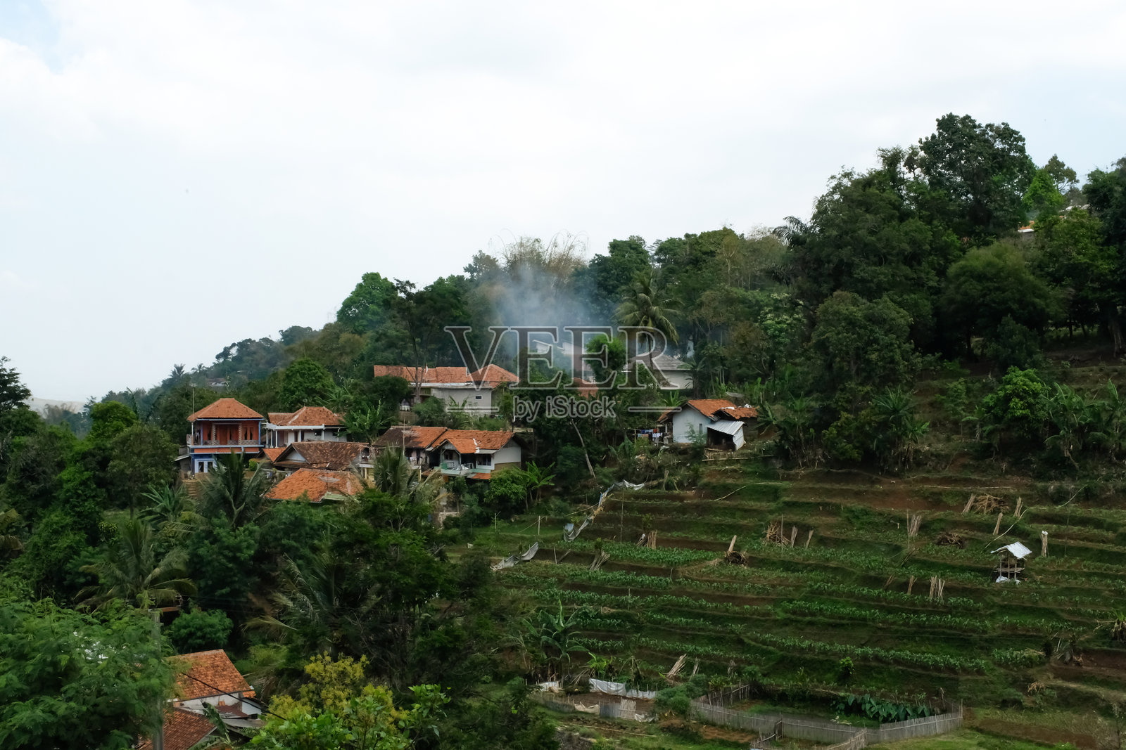 高地的乡村氛围风景照片摄影图片