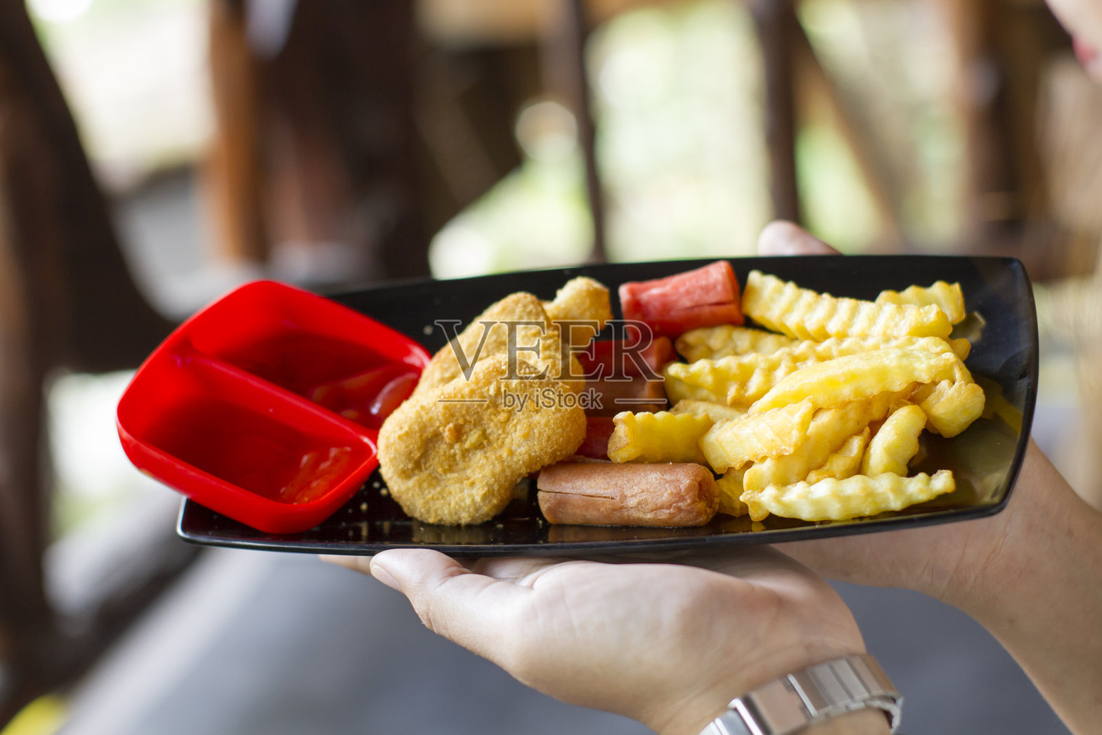 简单的食物拼盘照片摄影图片