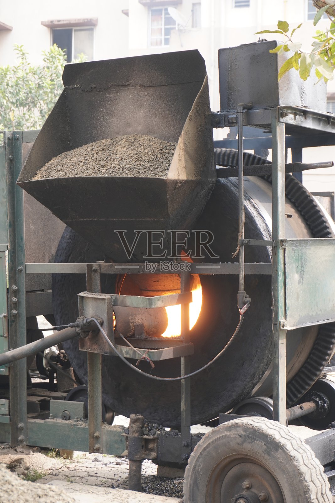 公路建设用工业机械照片摄影图片