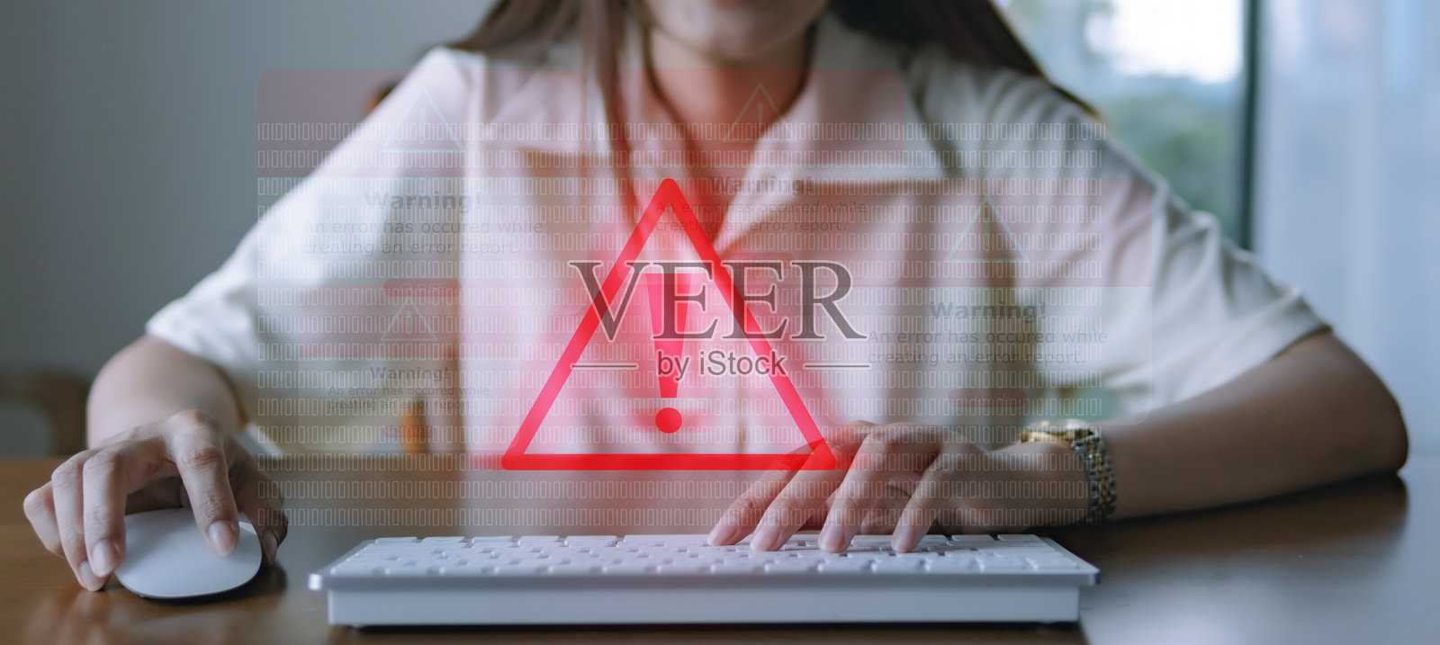 智能手机上的紧急警报提醒，数据网络保护，病毒警报。照片摄影图片