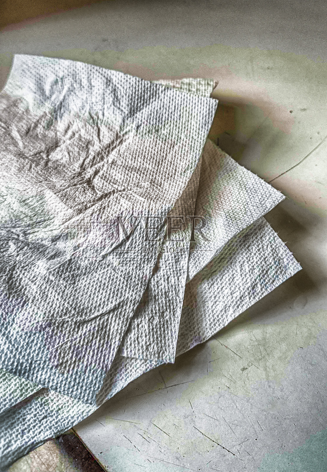 厨房台面上的纸巾照片摄影图片