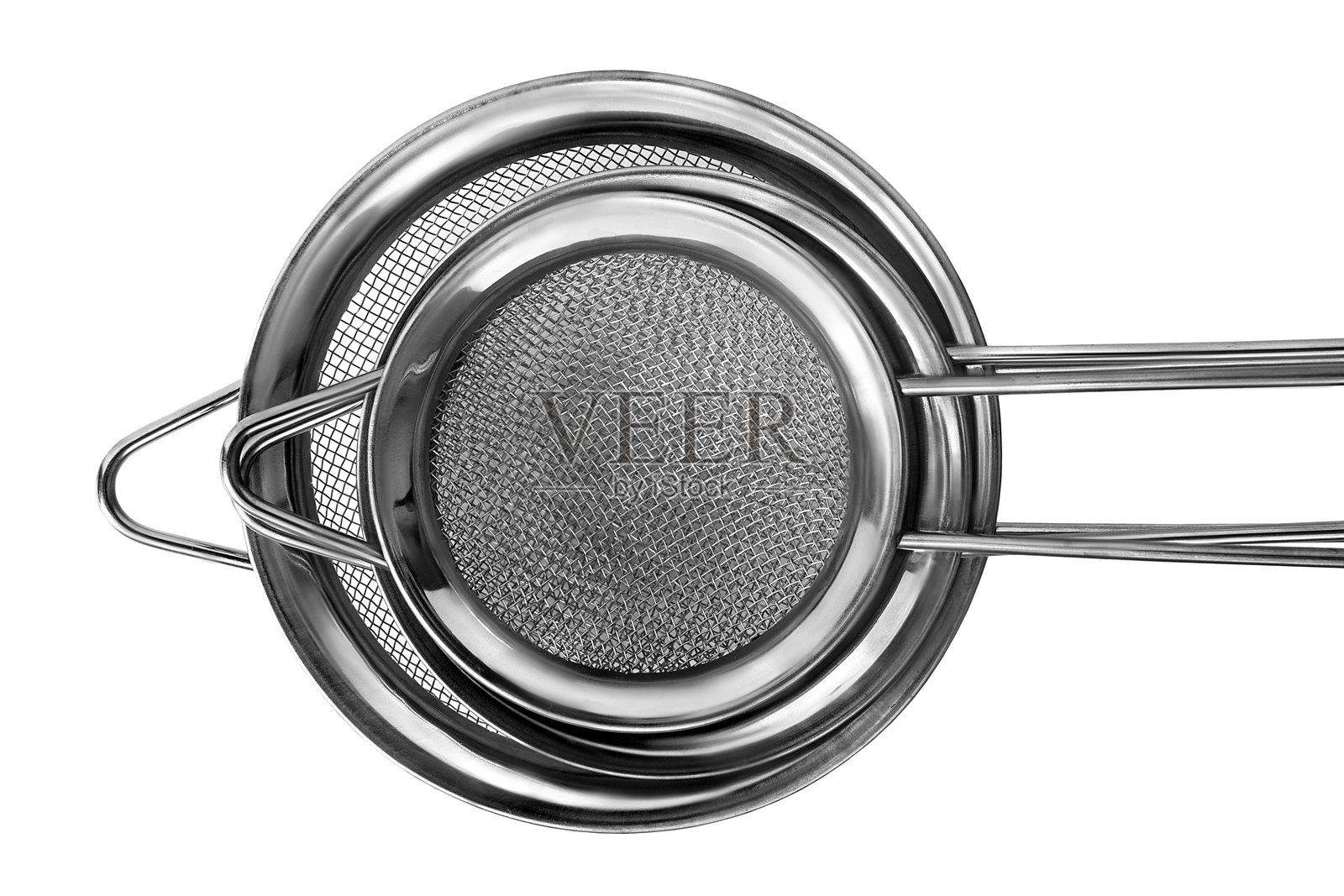 孤立的钢筛照片摄影图片