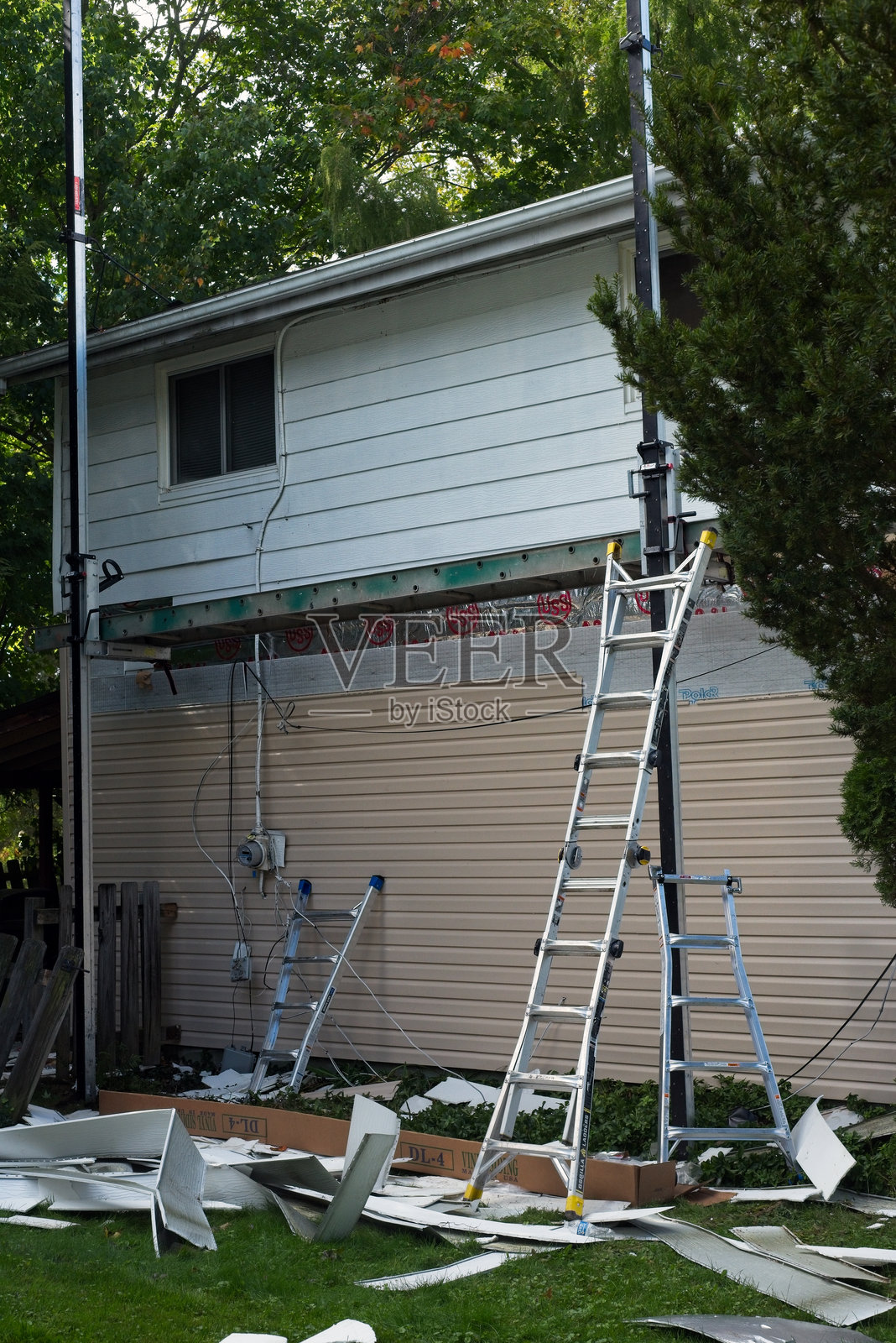 家庭外墙项目照片摄影图片
