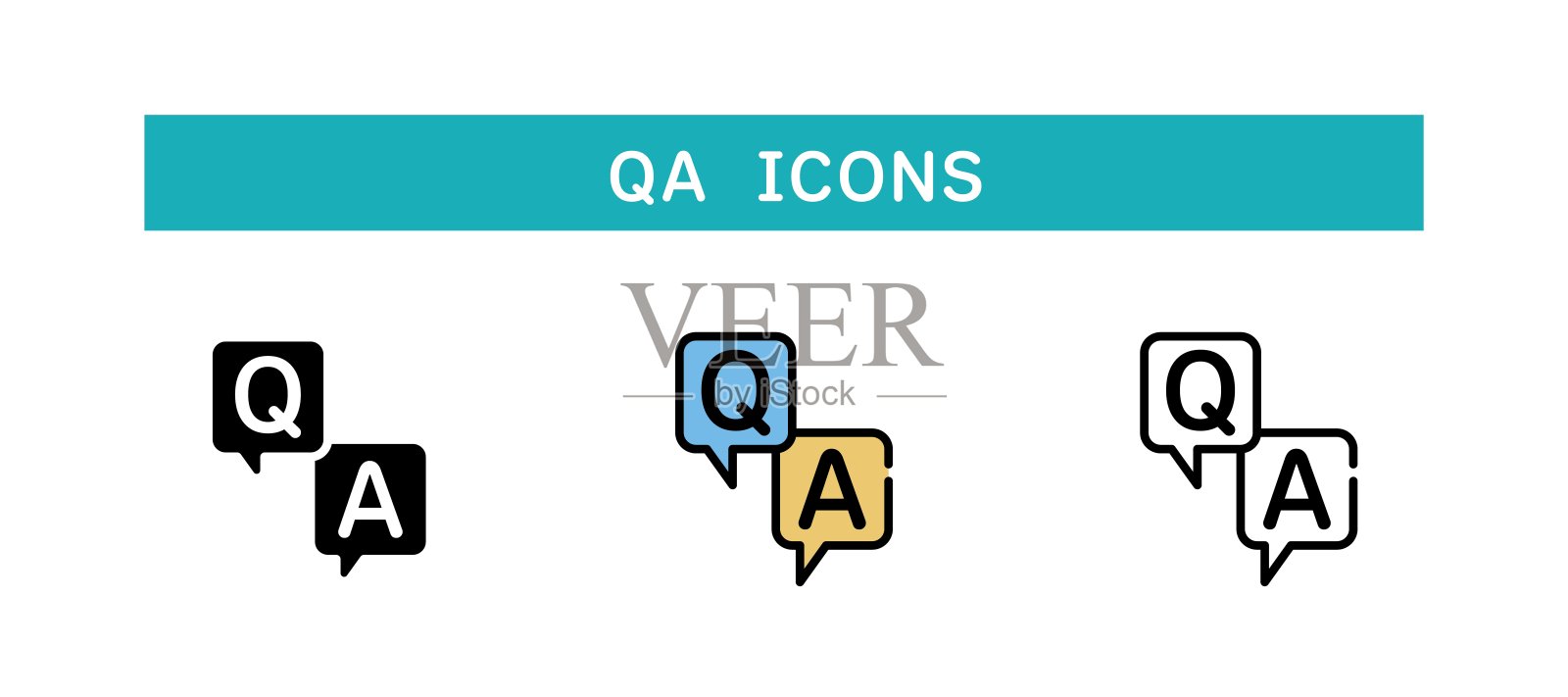 简单易用的图标集插画图片素材