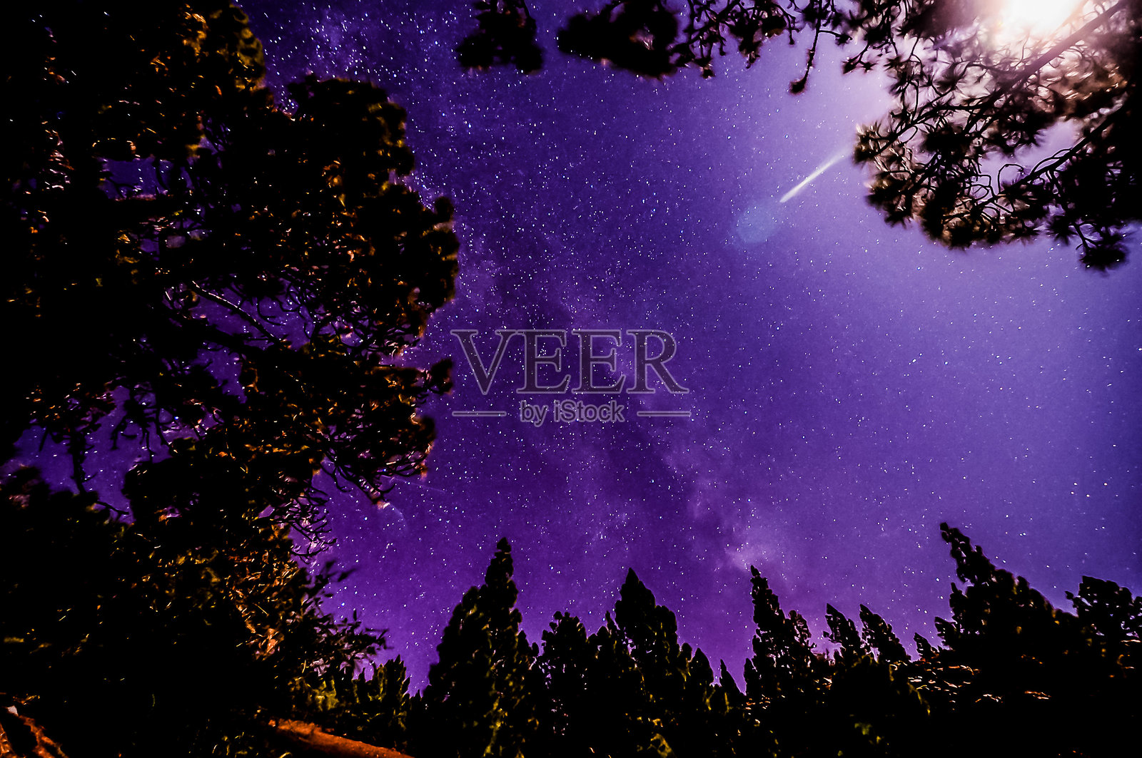 夜空中的星星照片摄影图片