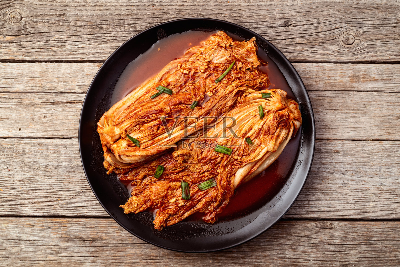 传统韩国食品泡菜摄影。俯视图照片摄影图片