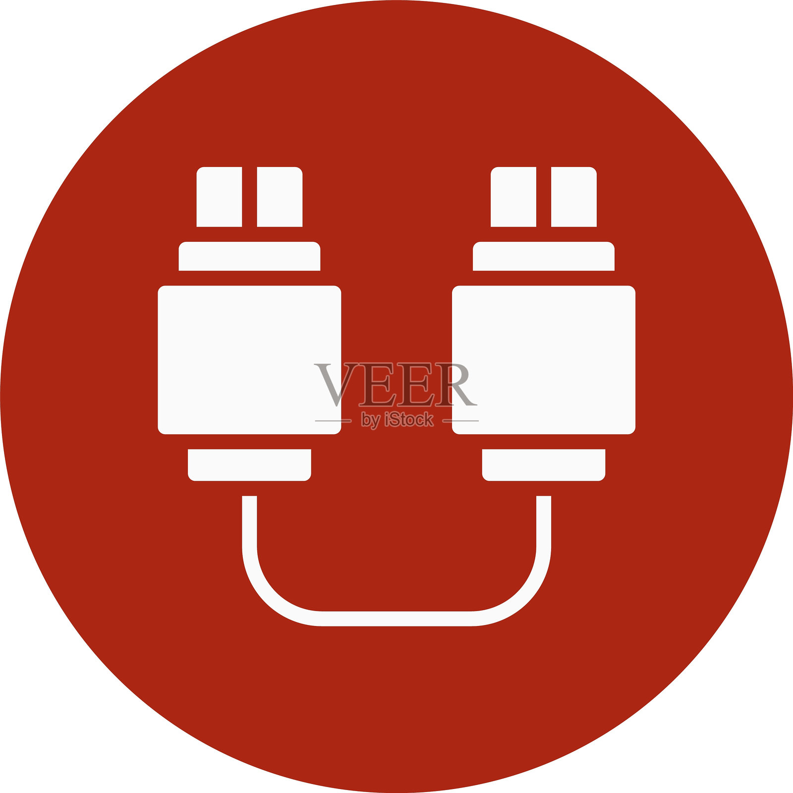 USB连接图标插画图片素材