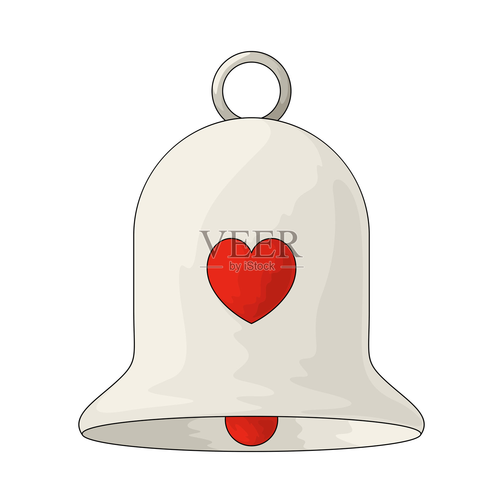 婚礼钟声插画图片素材