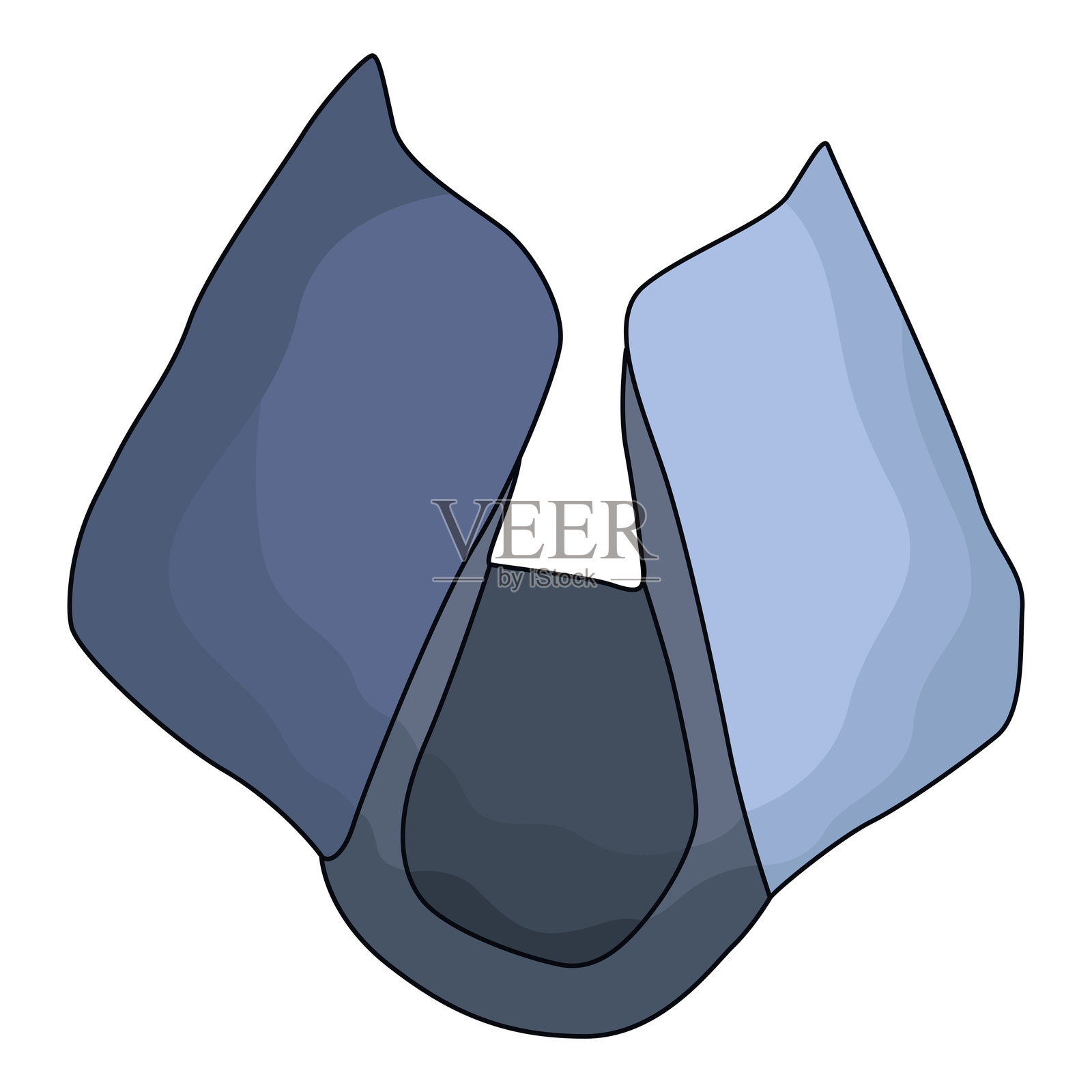 宠物毛巾插画图片素材