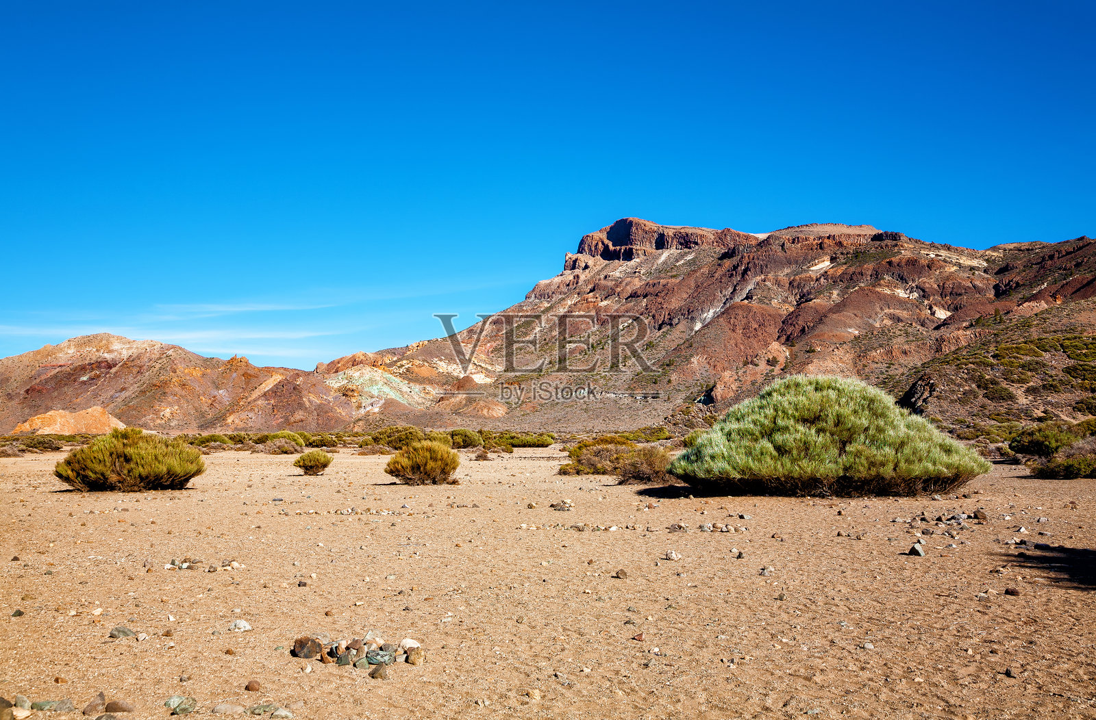 火山景观，特内里费岛，加那利群岛，西班牙，欧洲。照片摄影图片