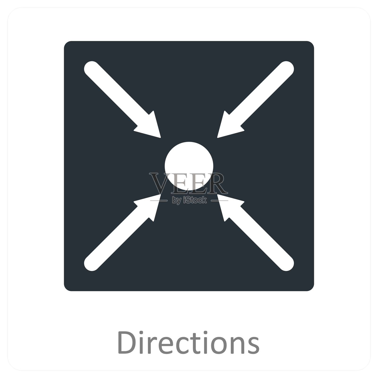 方向插画图片素材