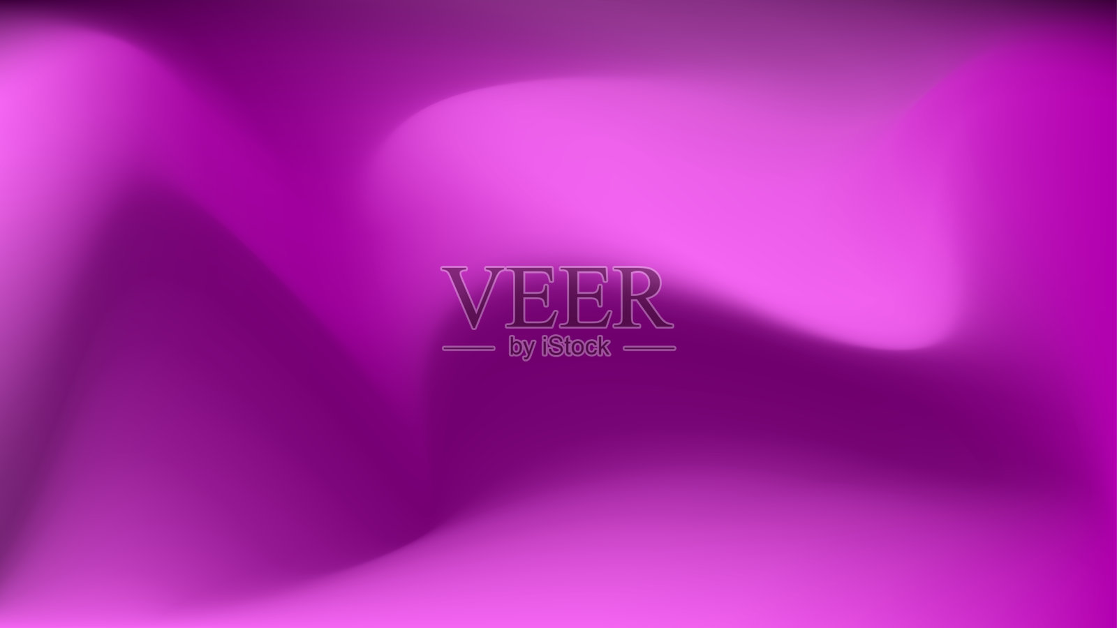 紫色抽象渐变背景与波浪图案插画图片素材