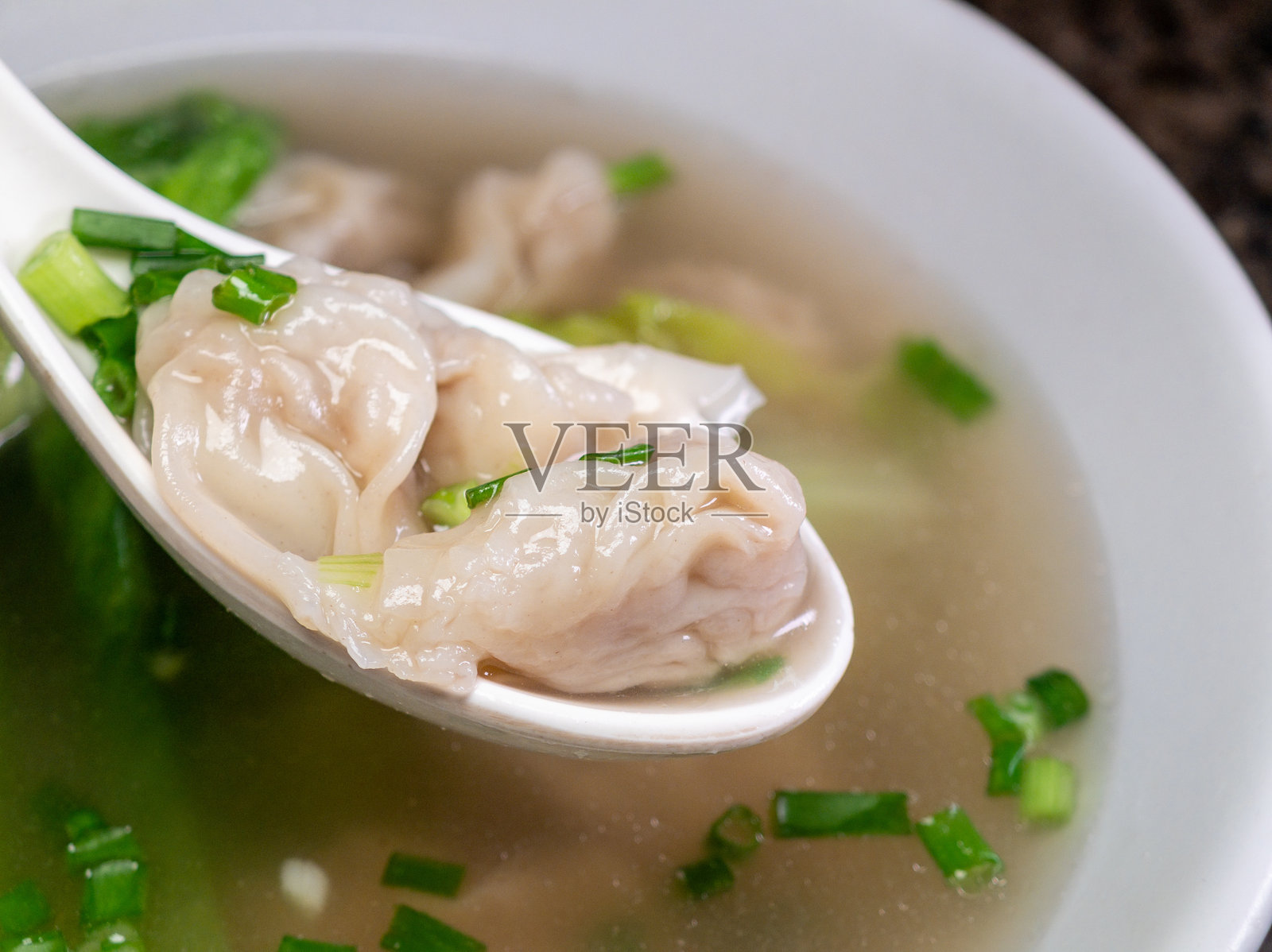 美味新鲜的广东特产 - 云吞照片摄影图片