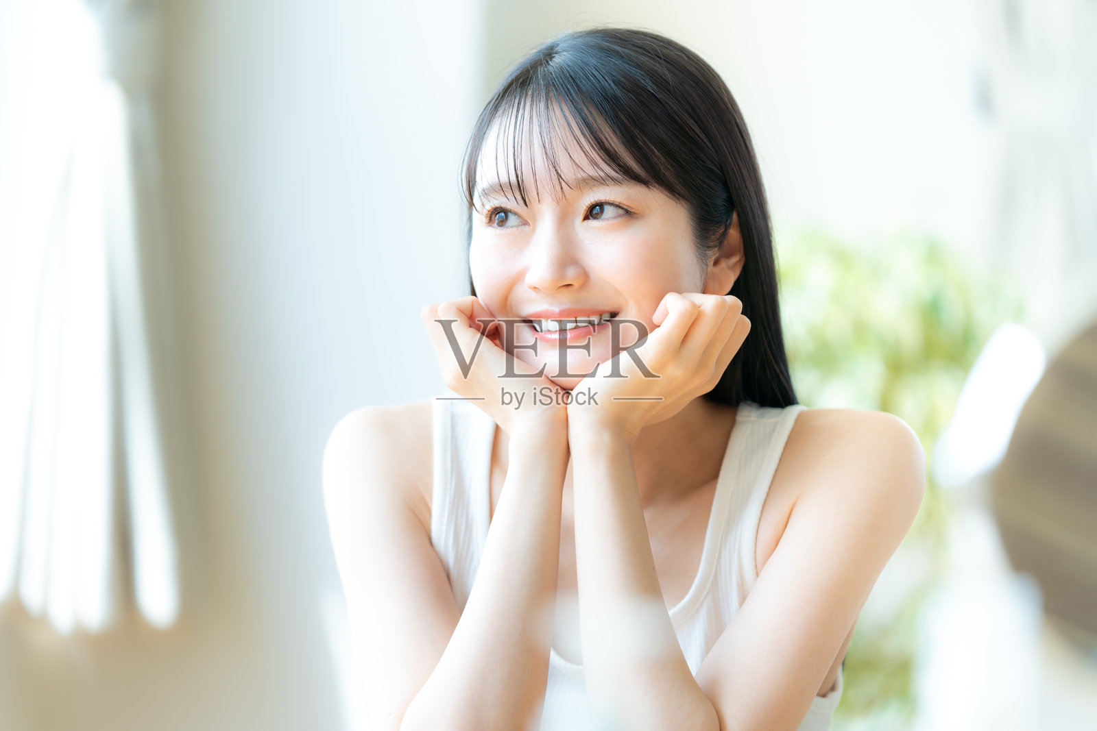 年轻日本女性的美丽形象照片摄影图片