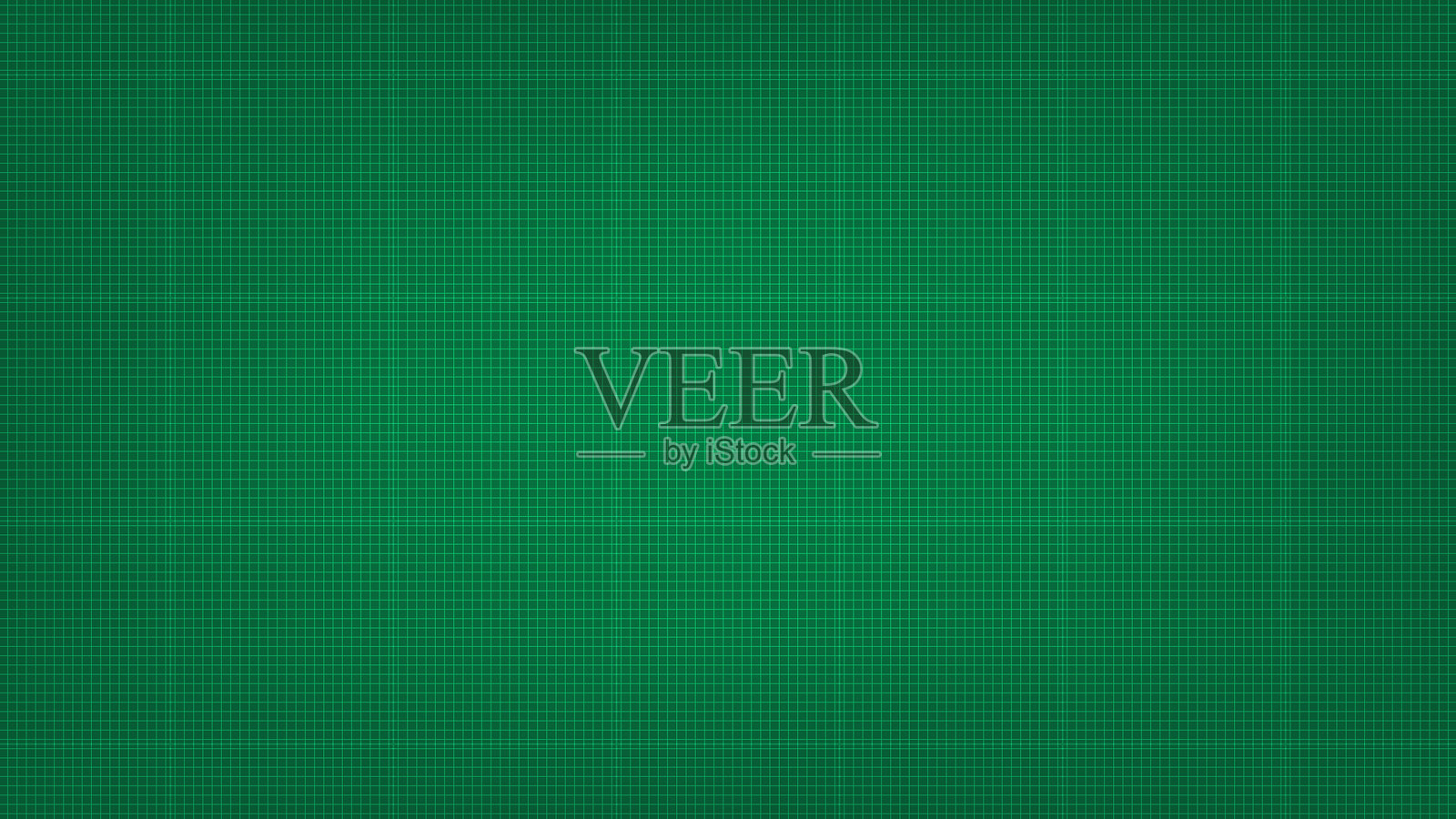 适合设计项目和创意演示的绿色网格背景插画图片素材