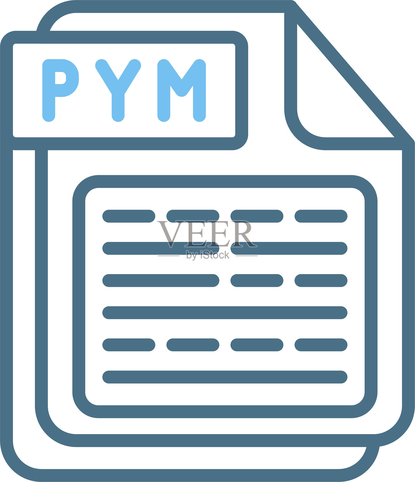 PYM 双色图标插画图片素材