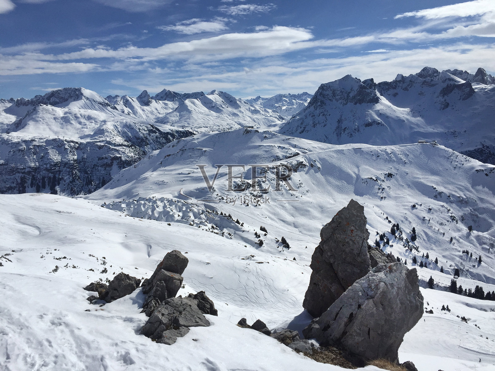 山中的冬天照片摄影图片