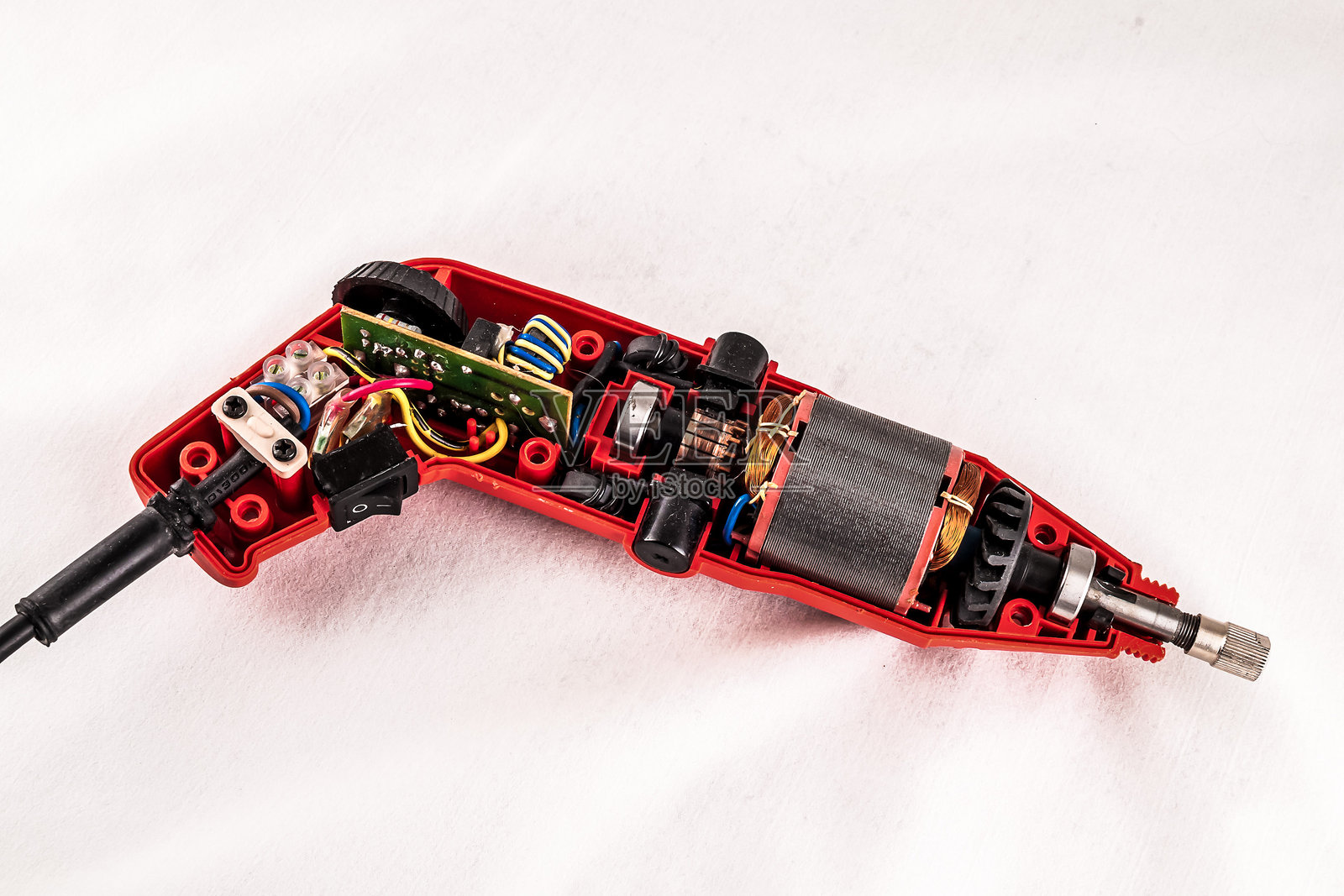 拆解的钻头照片摄影图片