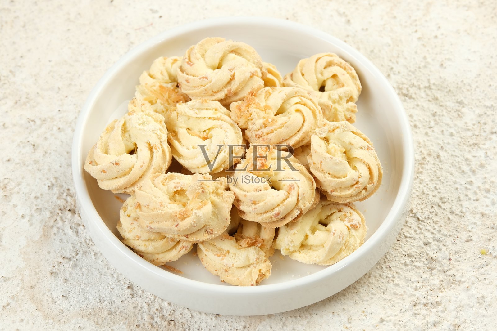 Kue Sagu Keju或奶酪西米饼是印尼传统饼干。照片摄影图片