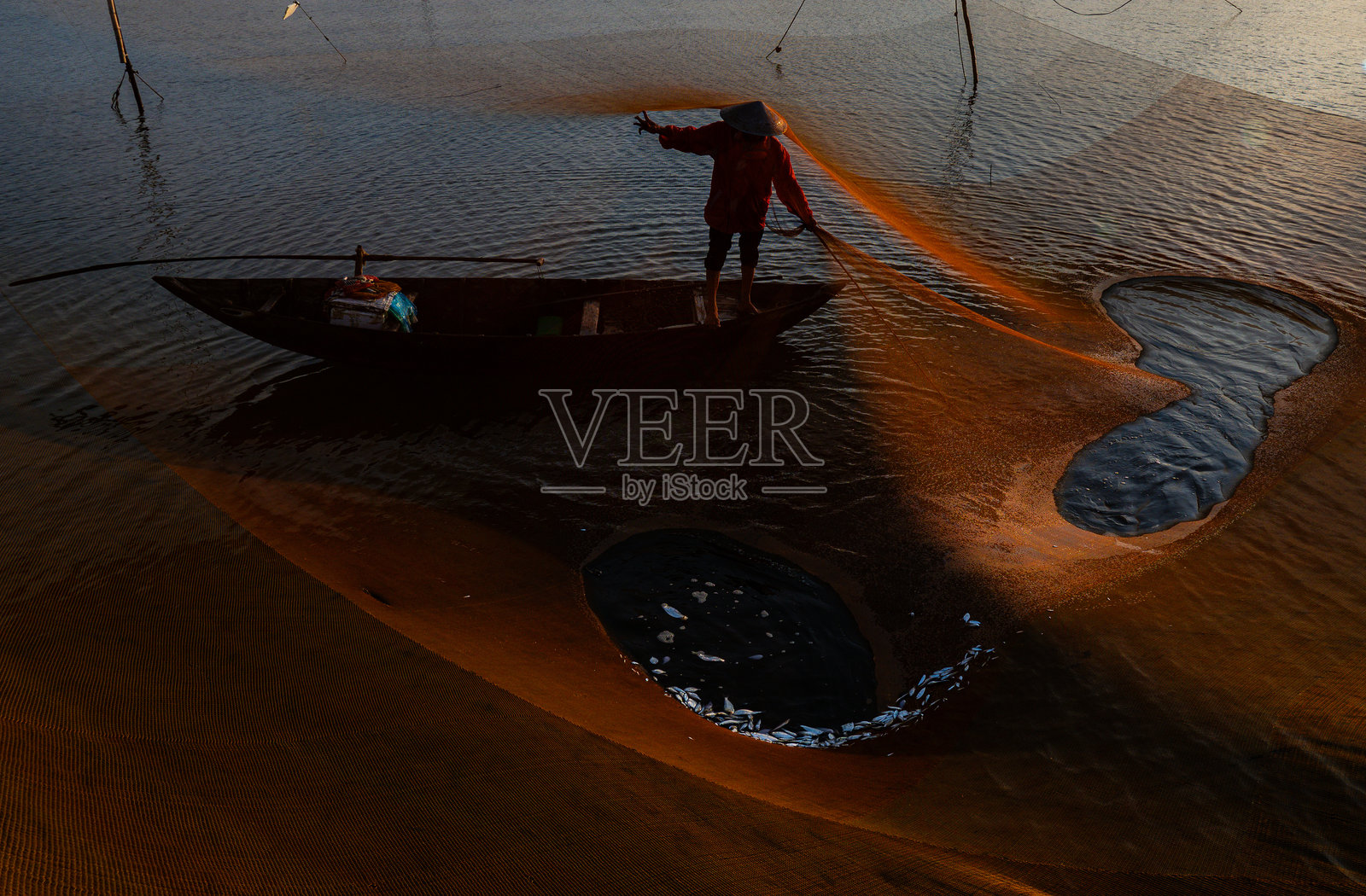 渔夫海岸的清晨照片摄影图片