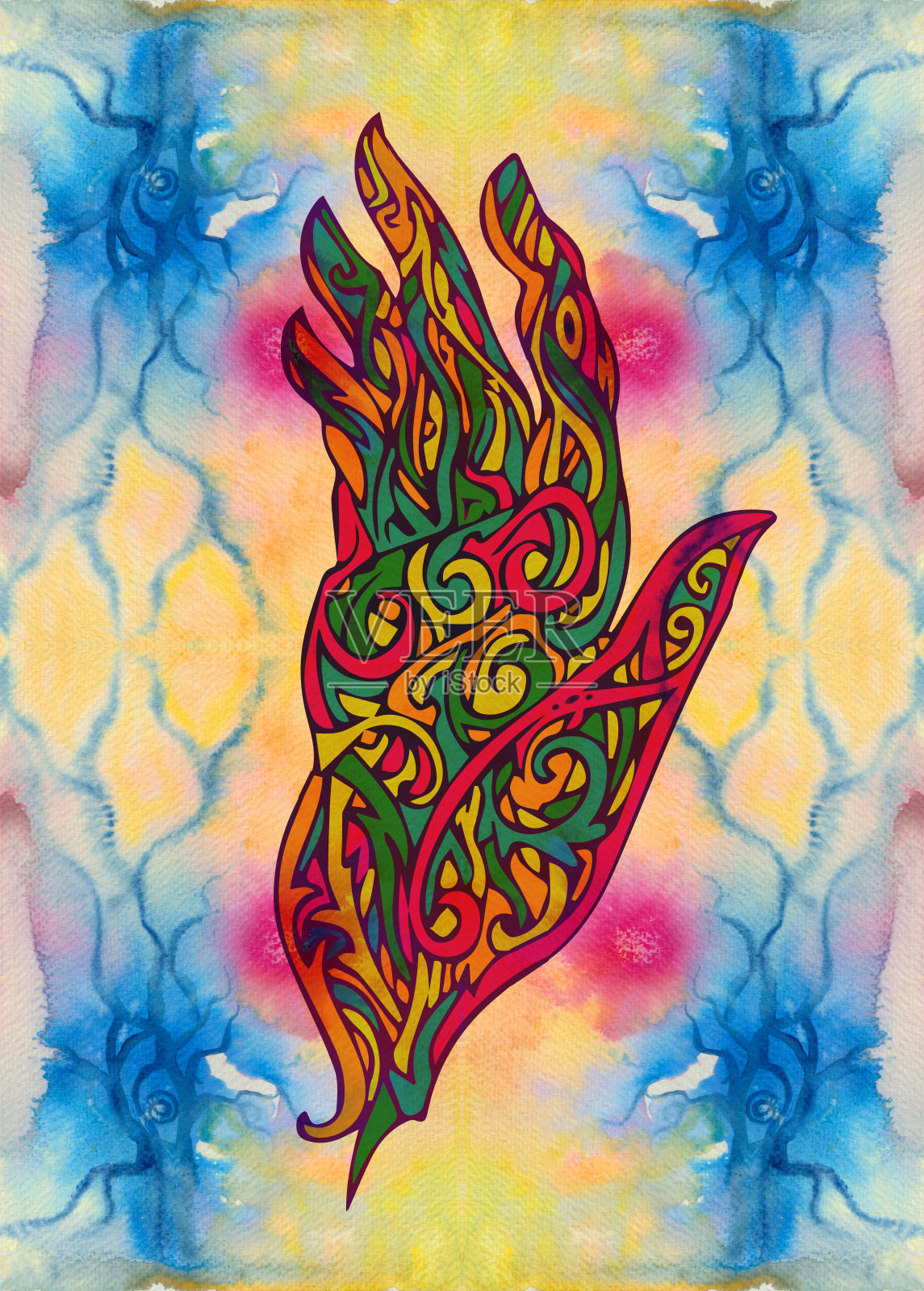 电动手插画图片素材