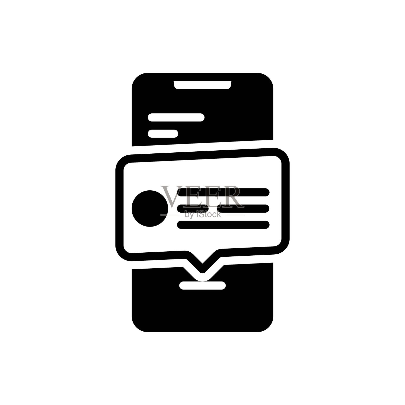 评论手机插画图片素材