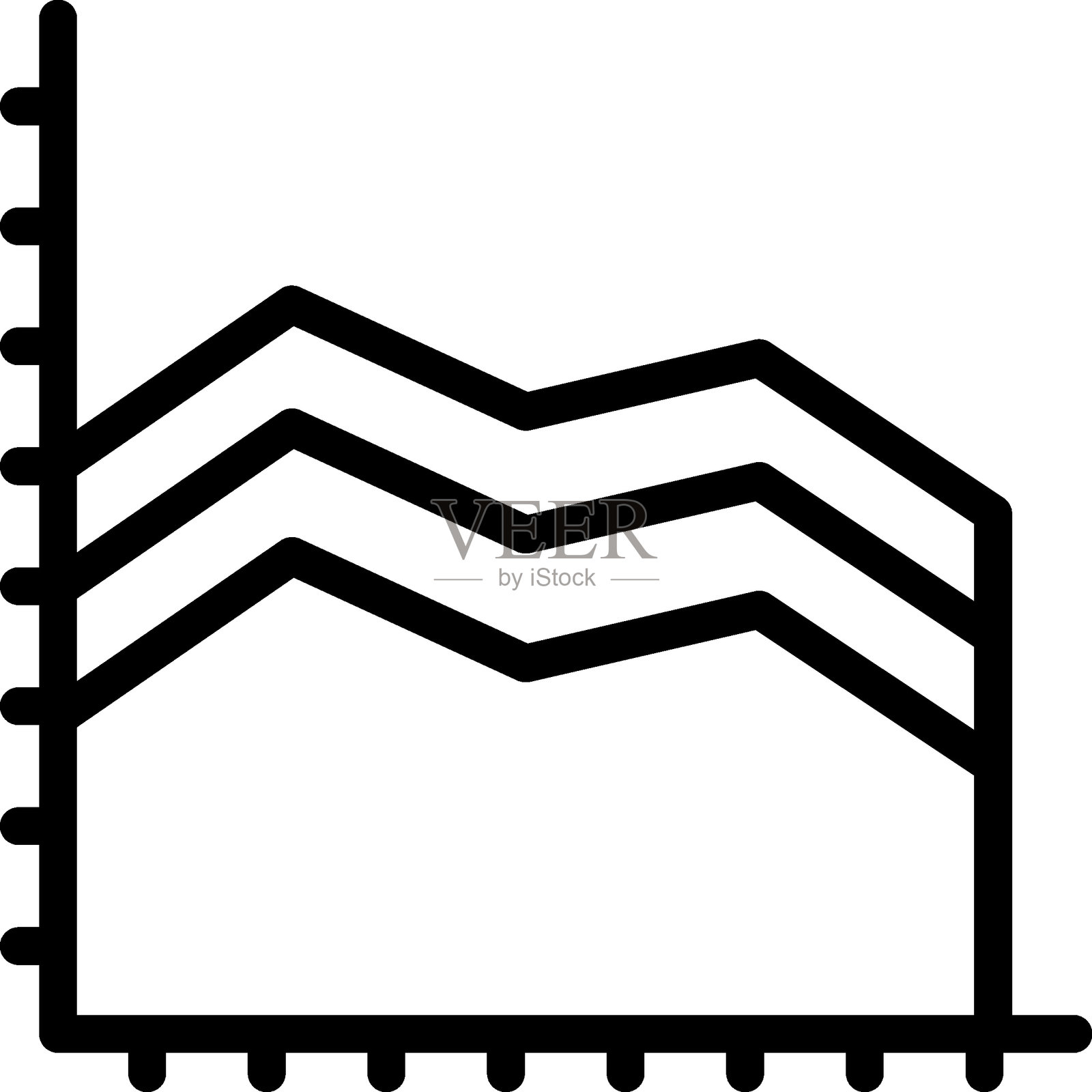 区域图表矢量设计图标风格插画图片素材