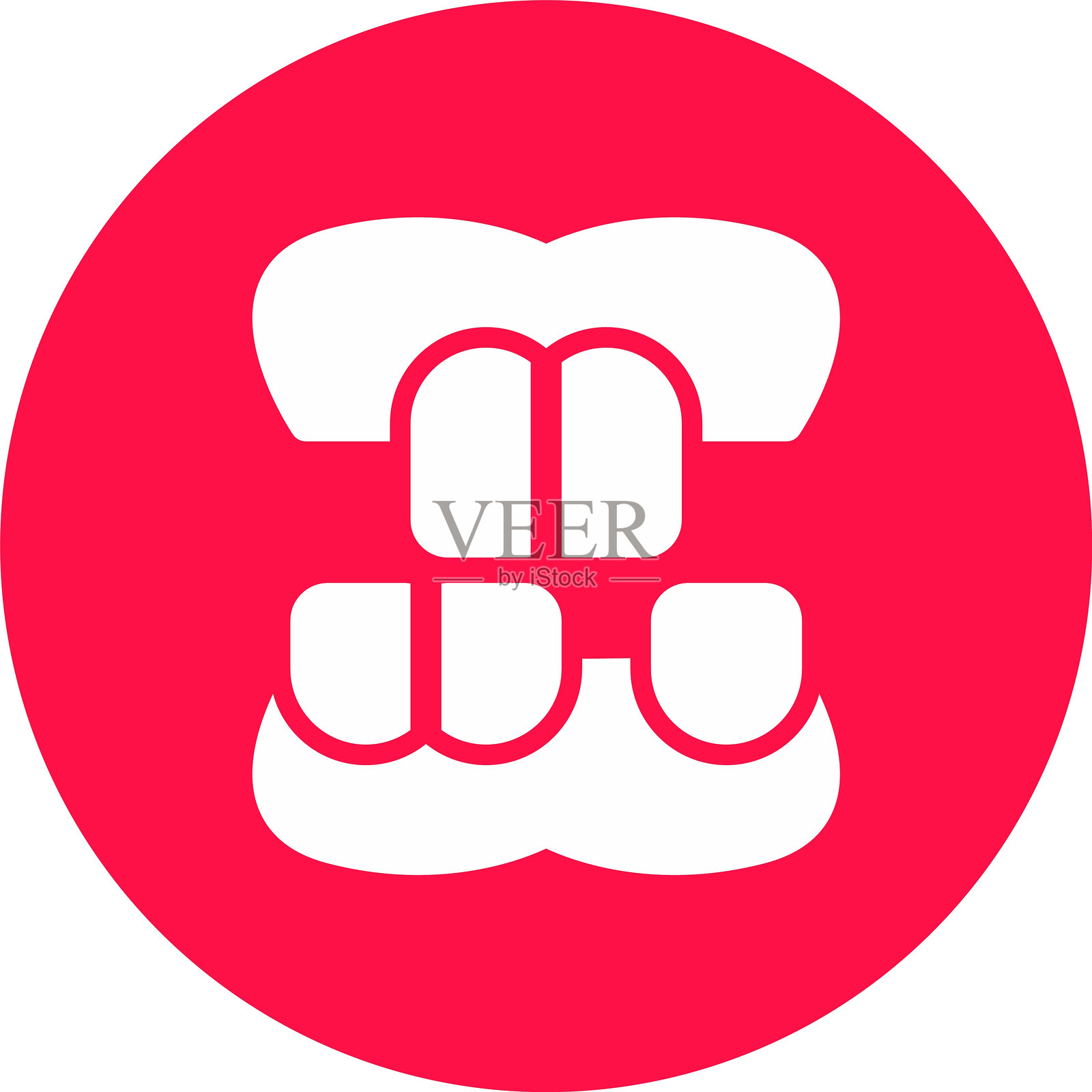 假牙图标插画图片素材