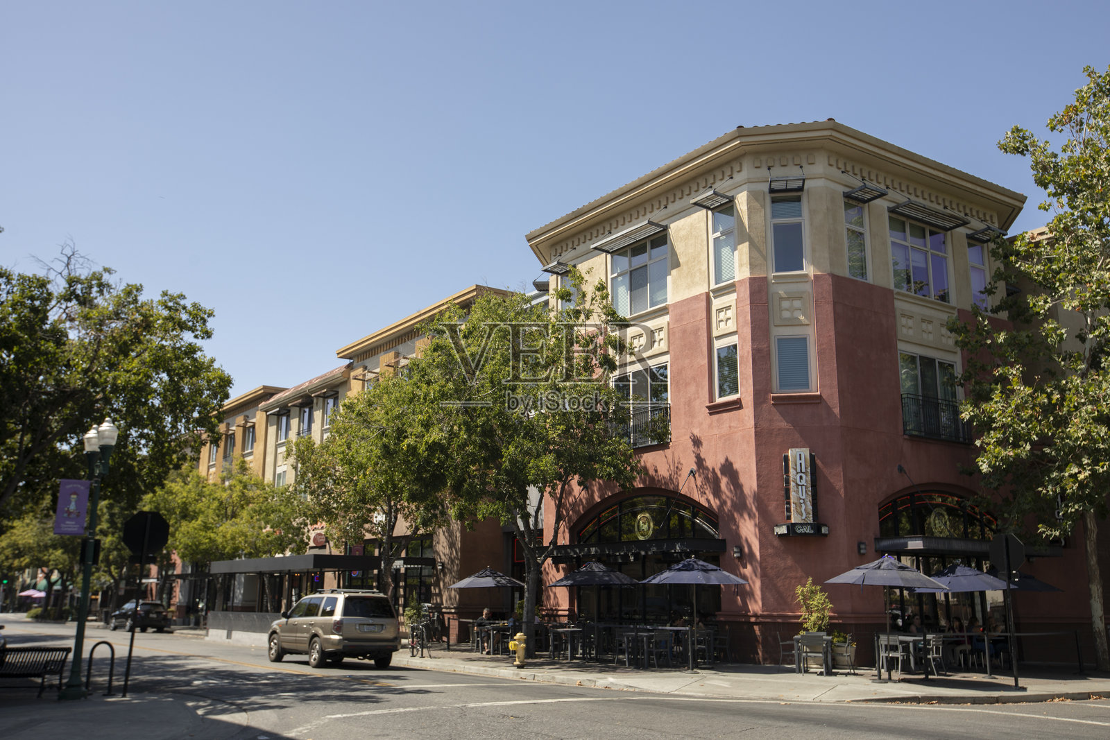 加州坎贝尔市中心照片摄影图片