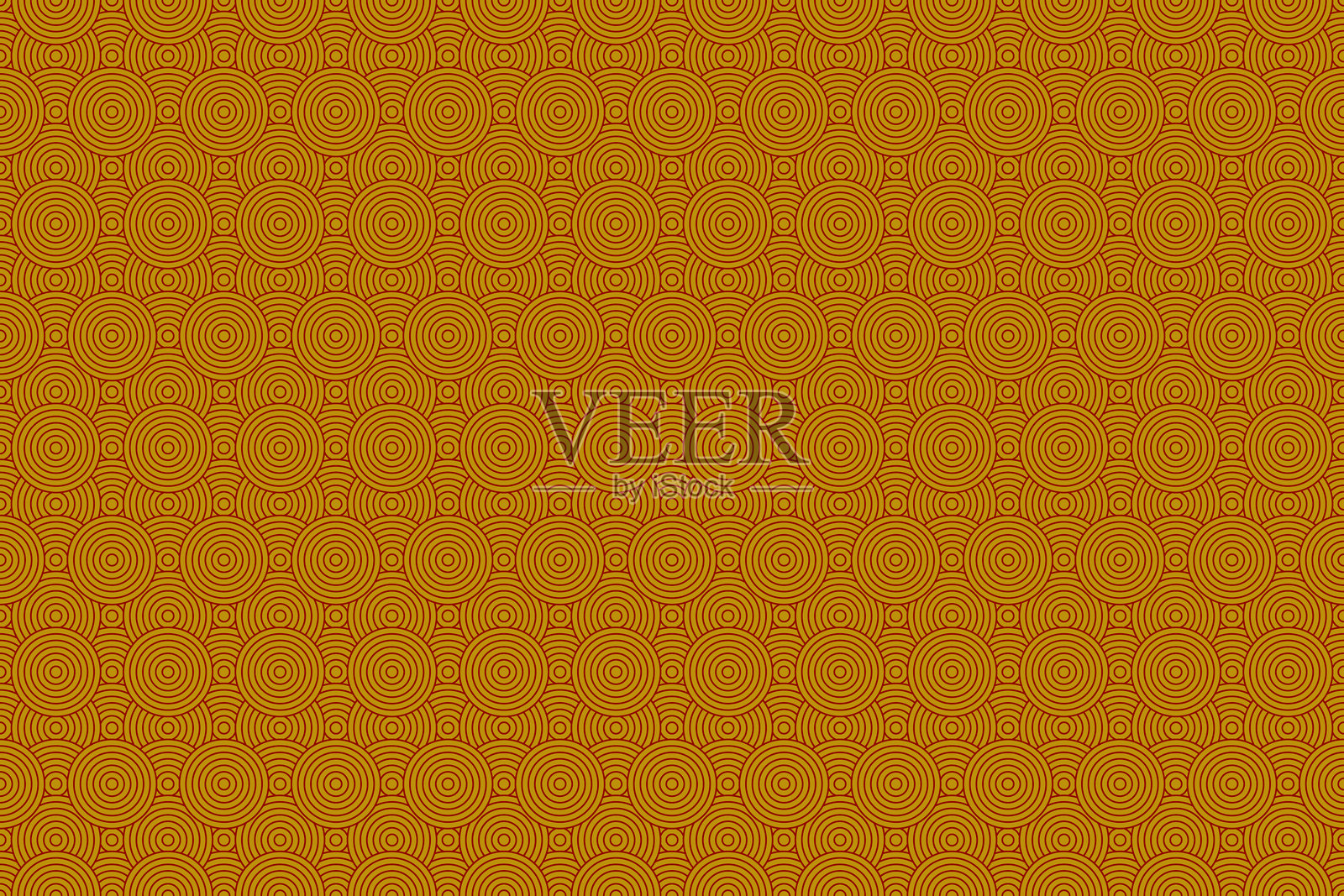 金色和红色的中国新年图案背景。无缝。矢量插图。抽象庆祝壁纸插画图片素材