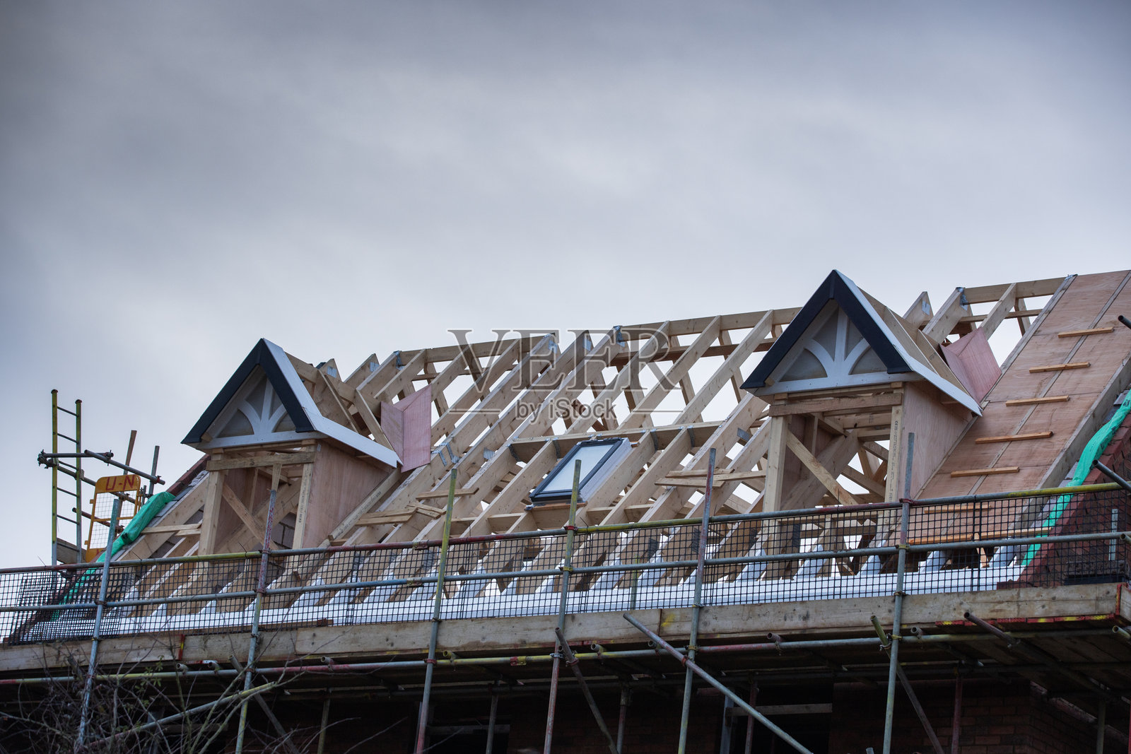 英国的新建住宅照片摄影图片