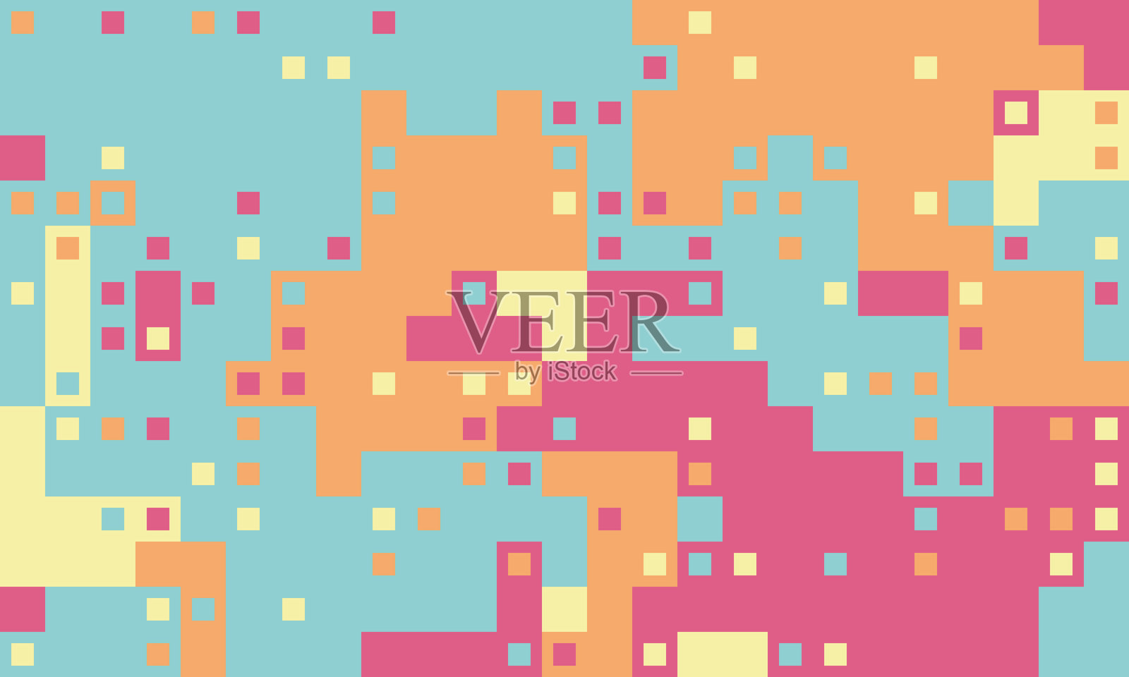 艺术作品样本对称立方体。极简主义书籍方块海报。现代图像设计书籍封面。插画图片素材