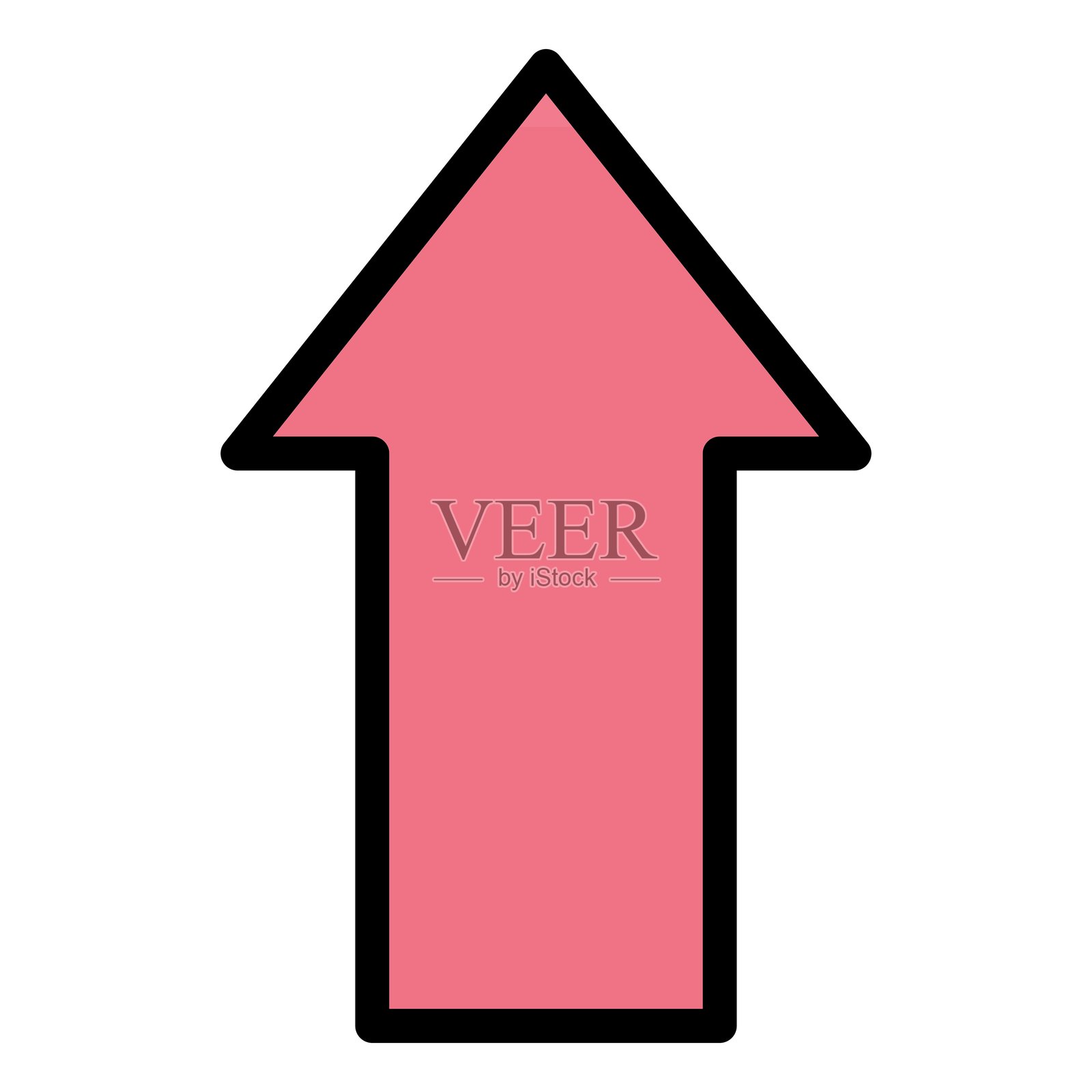 上箭头矢量图标设计插图插画图片素材