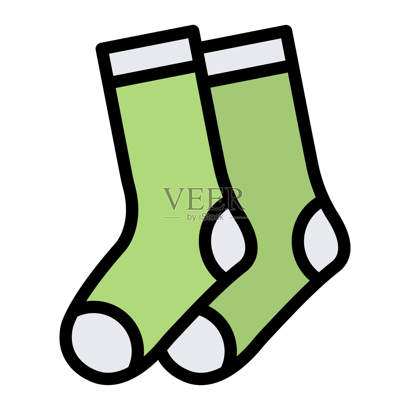 袜子矢量图标设计插图插画图片素材