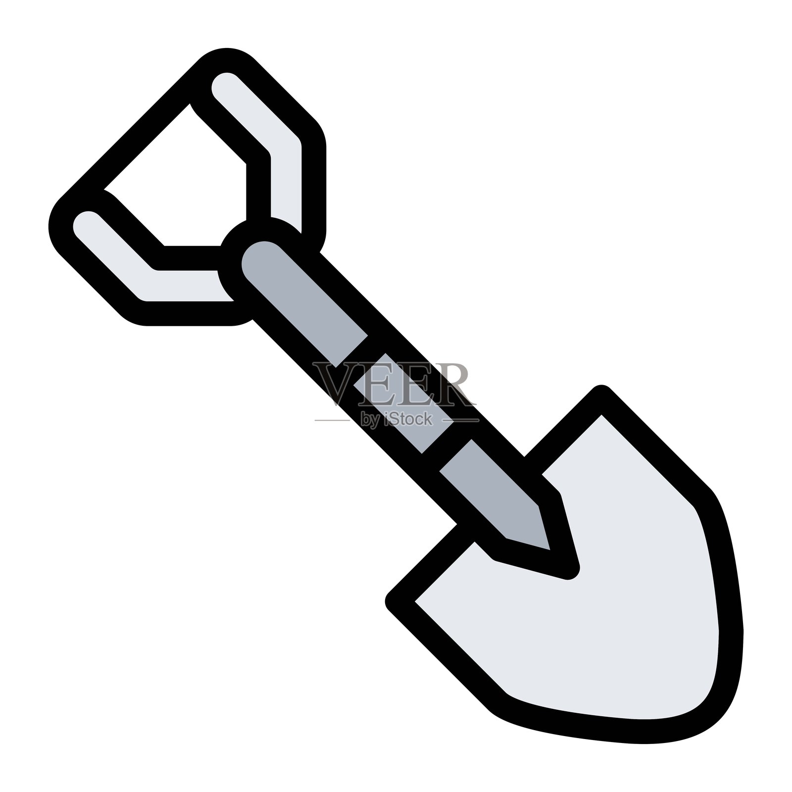 铲子矢量图标设计插图插画图片素材