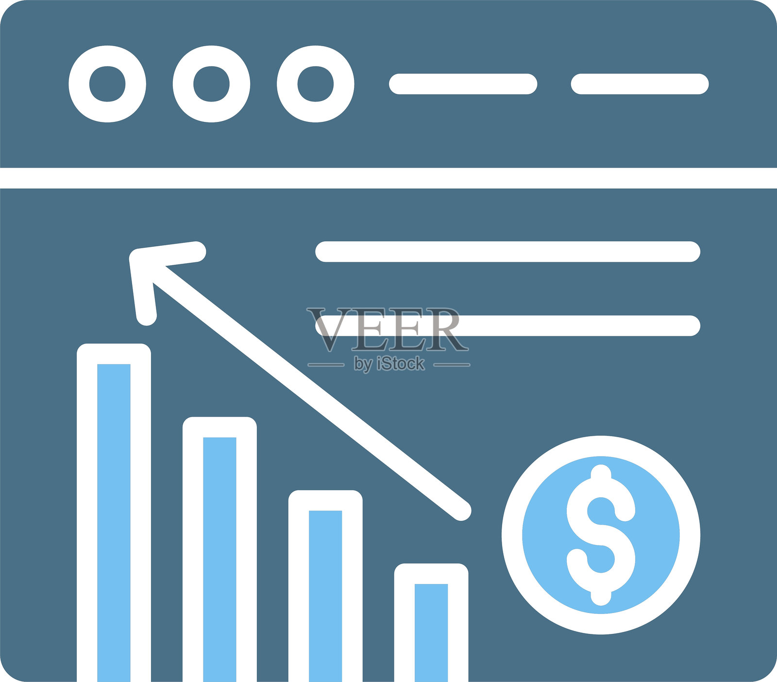 网站图标双色设计插画图片素材