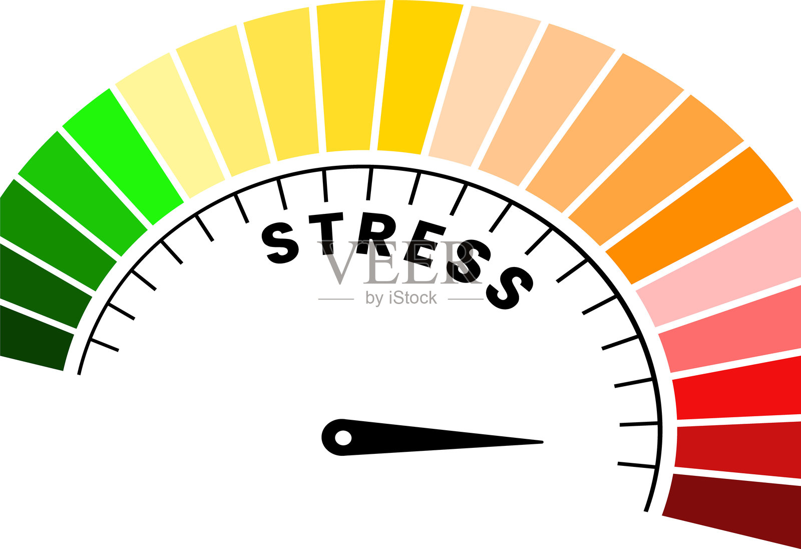 压力- 速度计信息图，水平仪，矢量插图插画图片素材