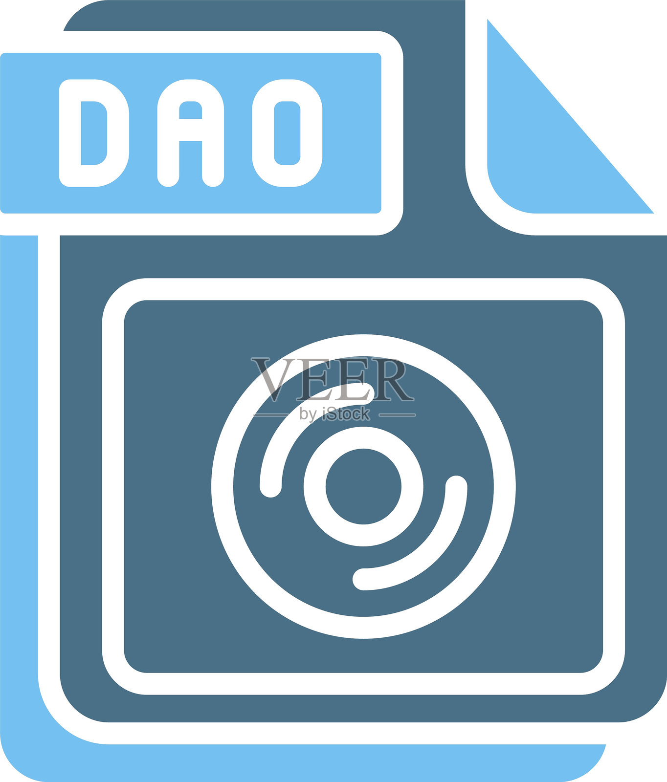 DAO图标双色图标插画图片素材