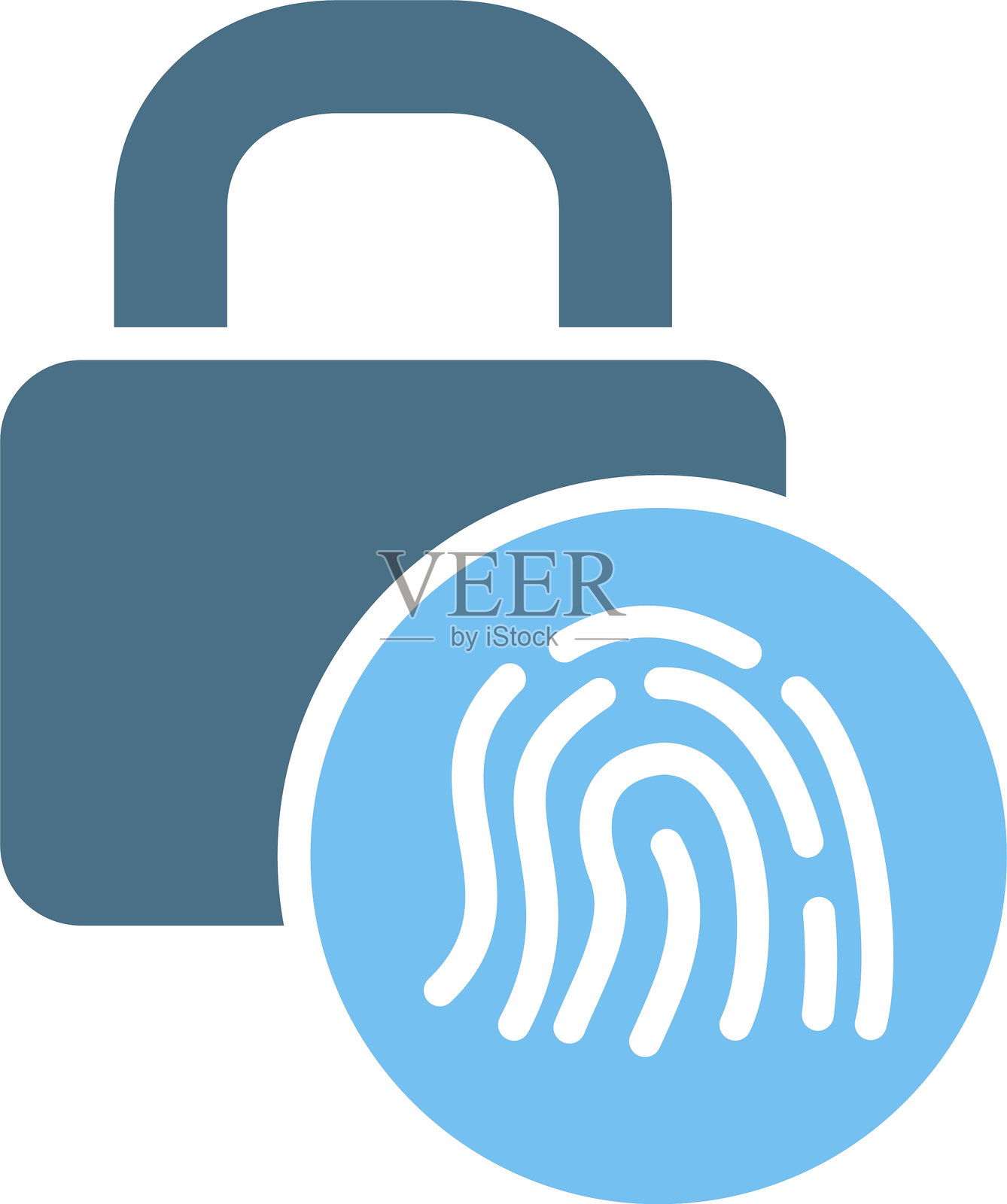 安全图标双色图标插画图片素材